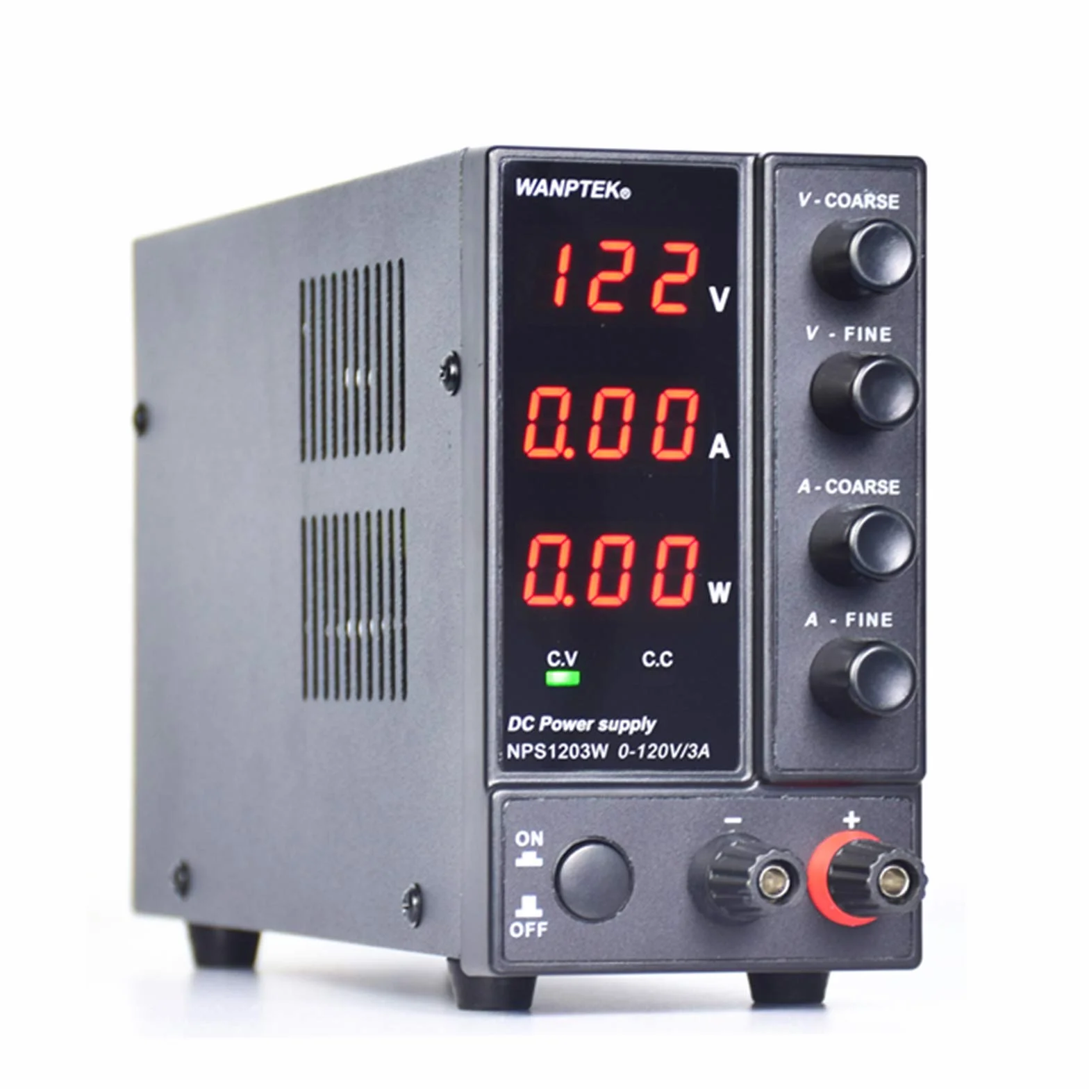 Alimentatore da laboratorio 0-120 V DC 3 cifre, alimentazione continua 0-3 A