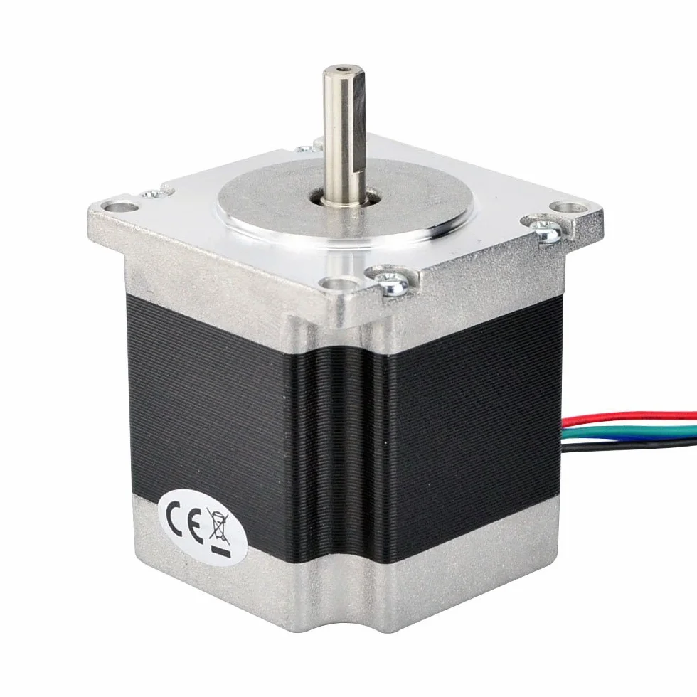 STEPPERONLINE Nema 23, motore passo-passo bipolare, 1,8 g, 1,24 Nm, 2,8 A, 57 x 57 x 56 mm, 4 fili per stampante 3D, fresa CNC
