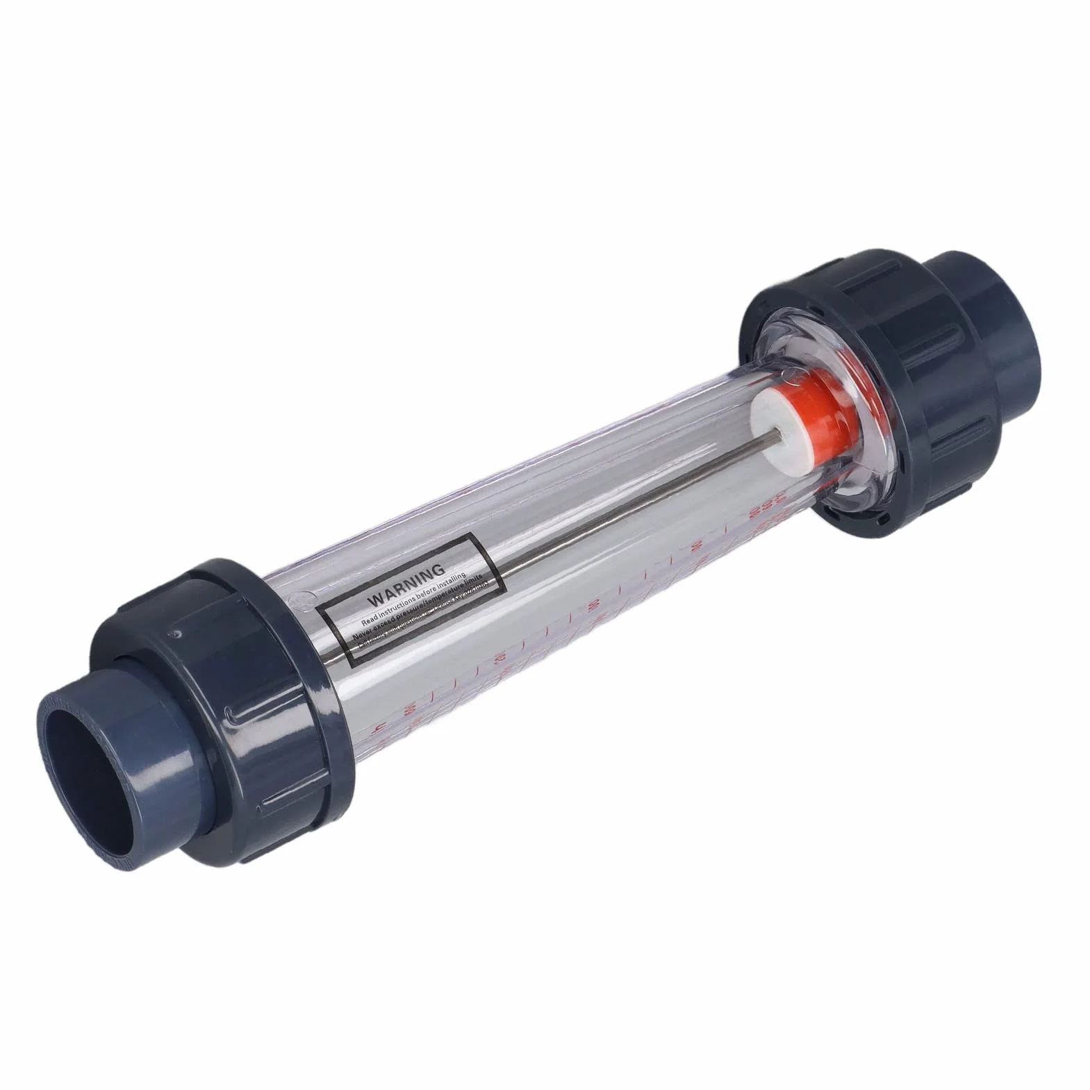 Misuratore di Portata per Liquidi 160-1600 LPH con Tubo in Plastica