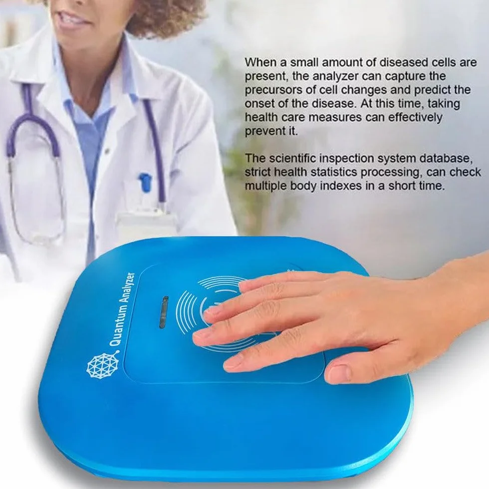 Qantum Analyzer - 52 Reports, Quantum Magnetic Resonance Analyzer, Hand Touch Quantum Body Analyzer for Sub-Health Test, Multi Language, Sub-health Body Detector for Travel Home