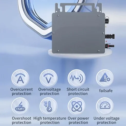 Solar Grid Micro Inverter 200W IP66 Waterproof Monofase
