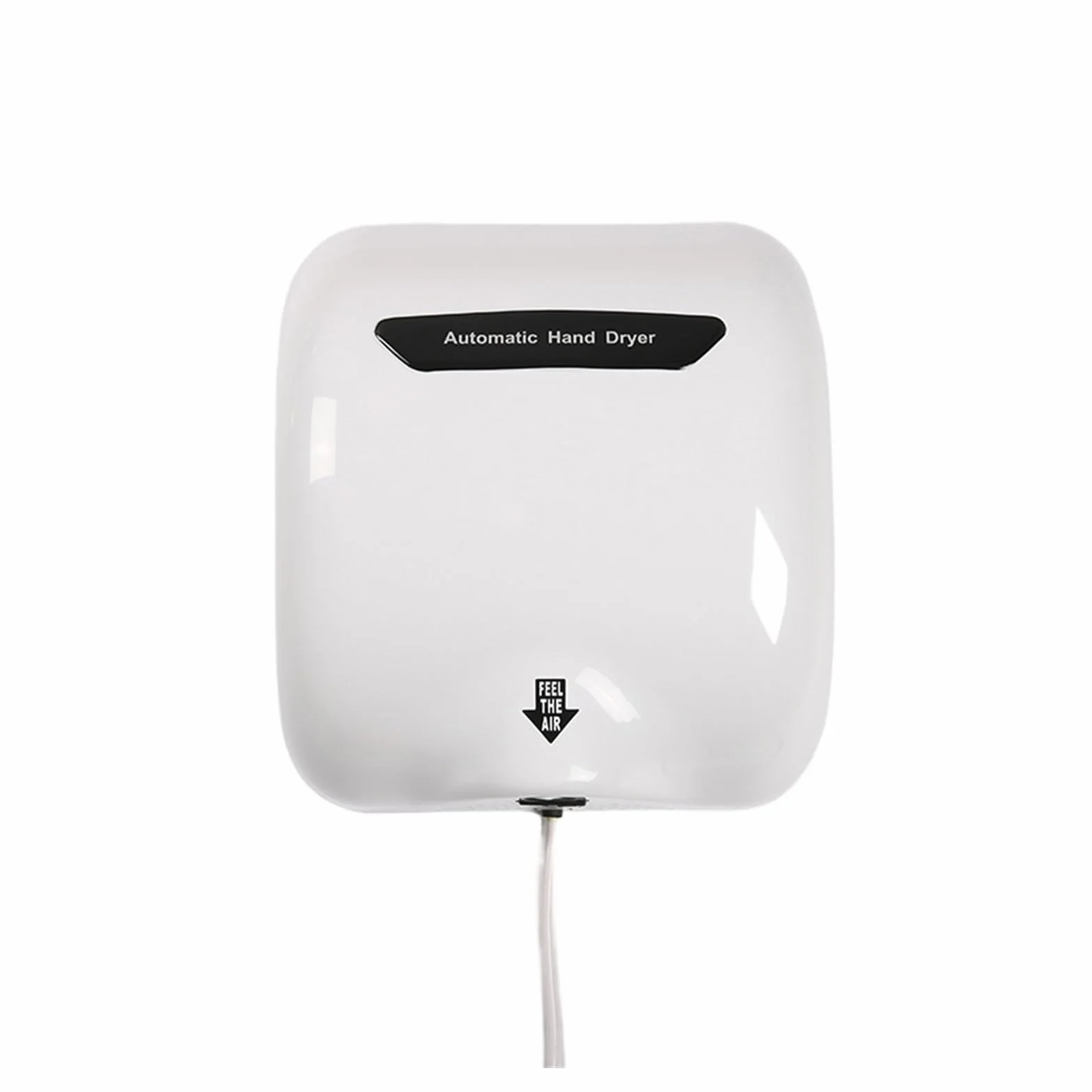 Asciugamani elettrico, Asciugamani automatici con HEPA ad alta velocità, asciuga mani elettrico 304ss for bagno commerciale,Forte flusso d'aria(White hand dryers)
