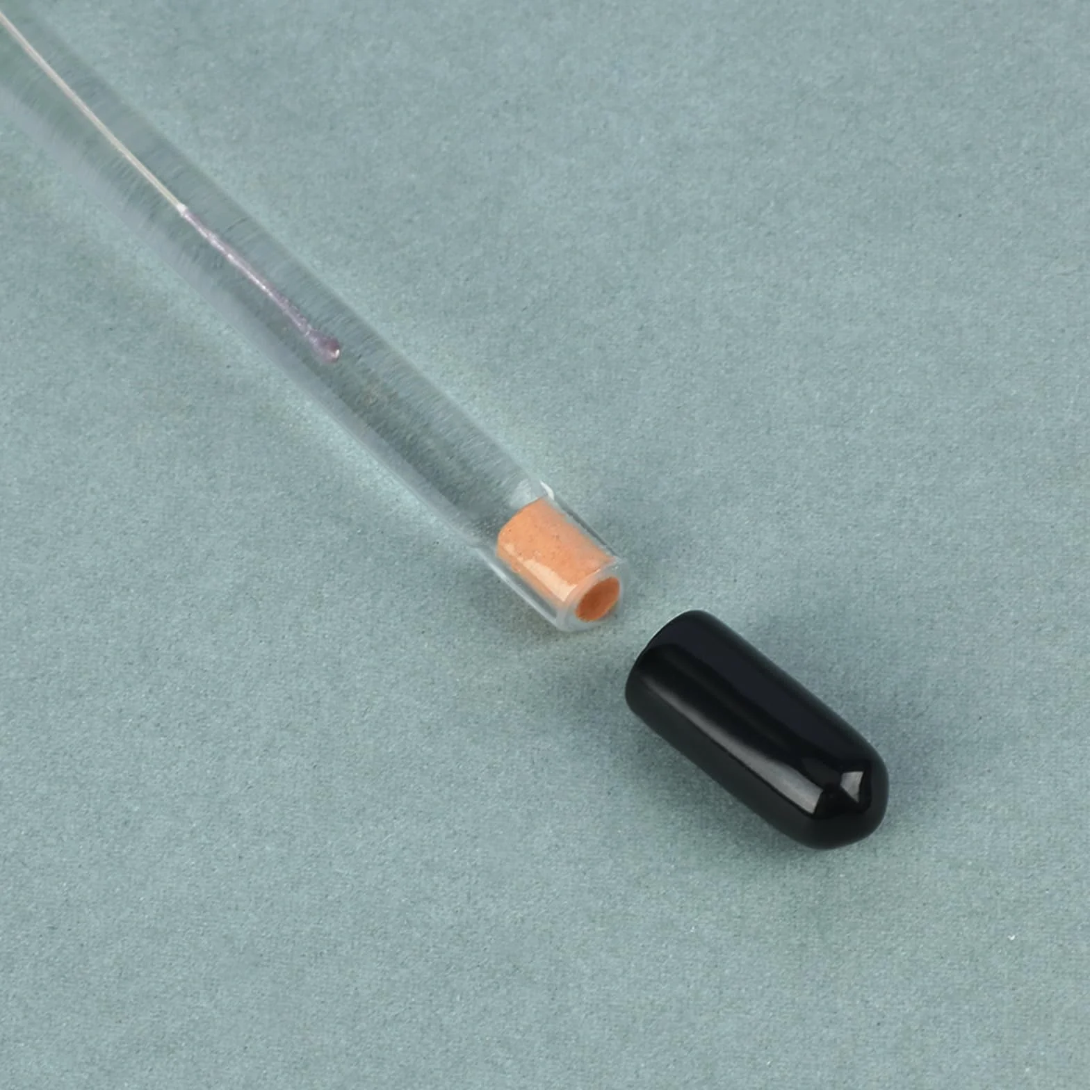 stonylab Elettrodo di Riferimento al Cloruro D'argento Saturo, 6x100 mm Ag/AgCl Riferimento Saturo Elettrodo Neutro da Laboratorio per Analisi Elettrochimica