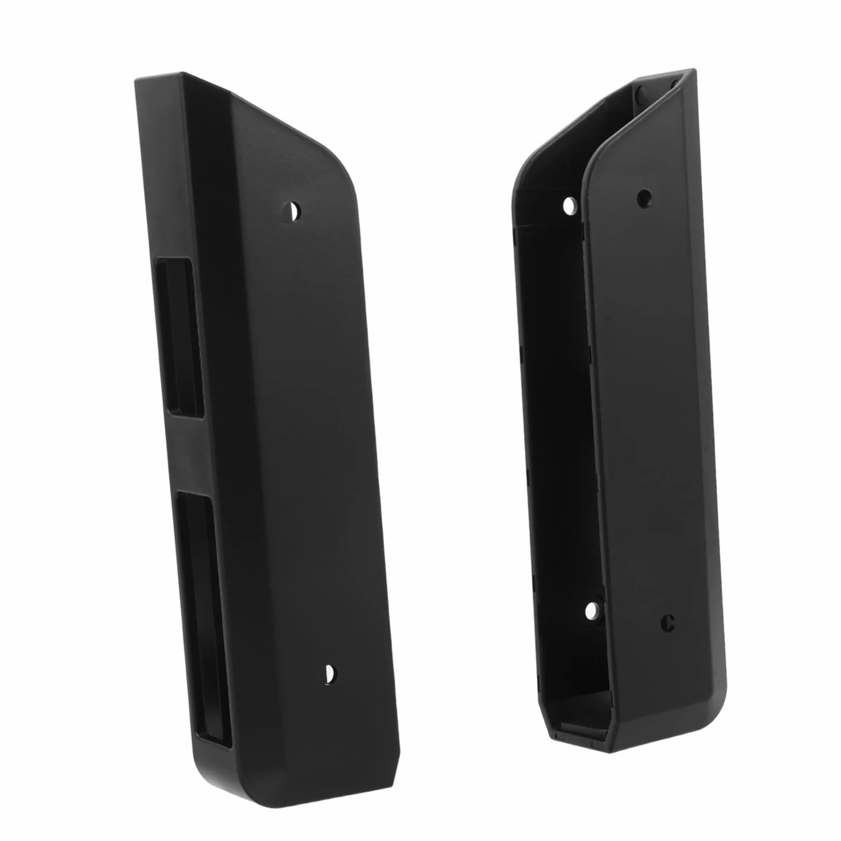VILLCASE Supporto da Parete Compatto e Stabile in Acrilico Nero per Bilancia Digitale Porta Bilancia per Camera da Letto e Piccoli Appartamenti