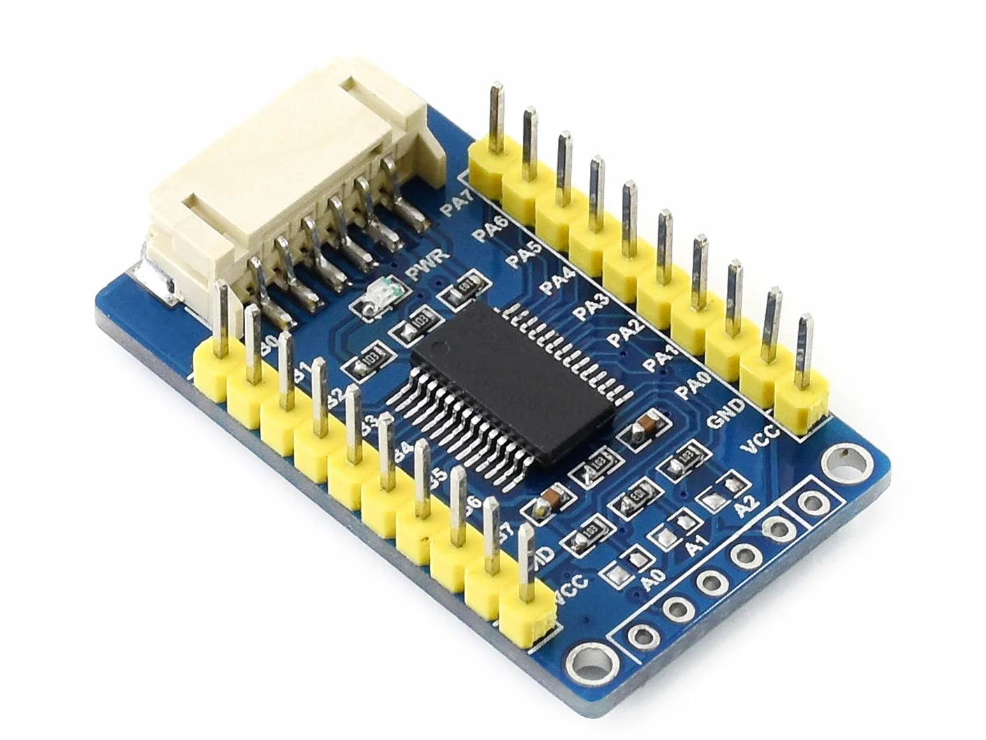Waveshare MCP23017 IO Expansion Board I2C Interface Expands 16 I/O Pins Compatible with Both 3.3V and 5V Levels