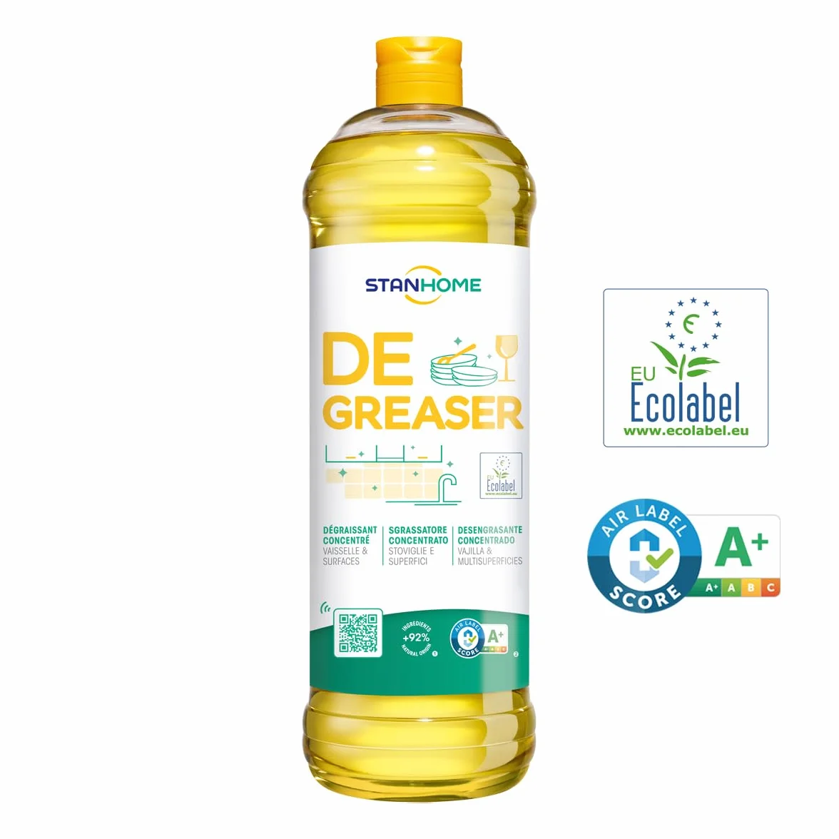 Degreaser Sgrassatore Sgrassatore Concentrato Multisuperfici - 2 Pezzi X 1000 Ml