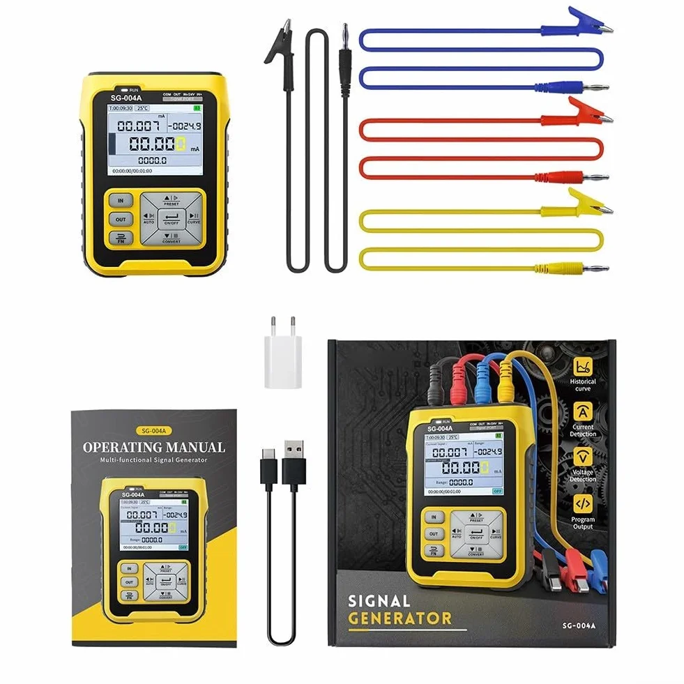 Handheld SG-004A Generatore di Segnale Calibratore 4-20mA Tensione Corrente Frequenza Input Input Strumento Diagnostico Industriale