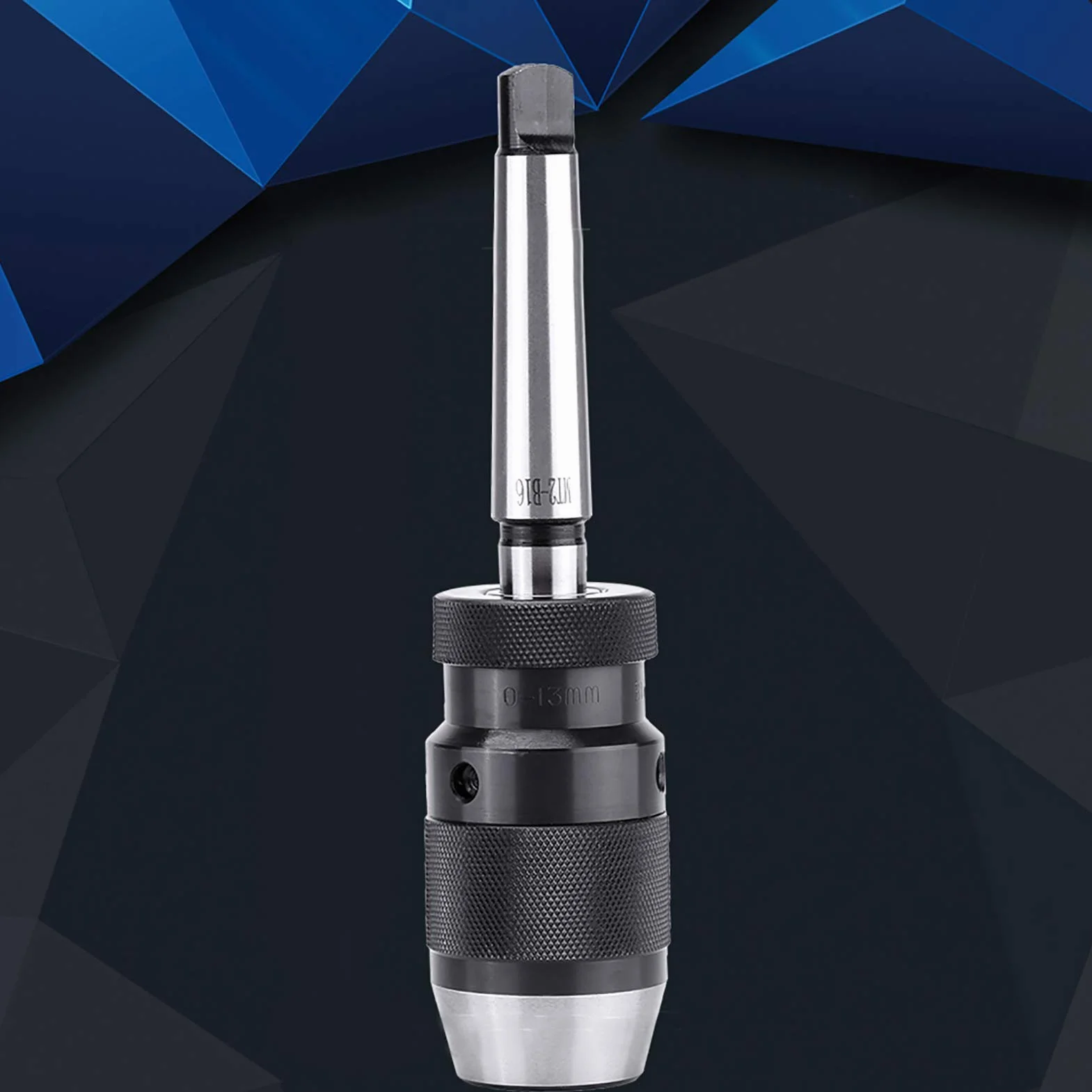 1pc 0-13mm 1/2"acciaio auto-serraggio tornio senza chiave trapano mandrino e albero