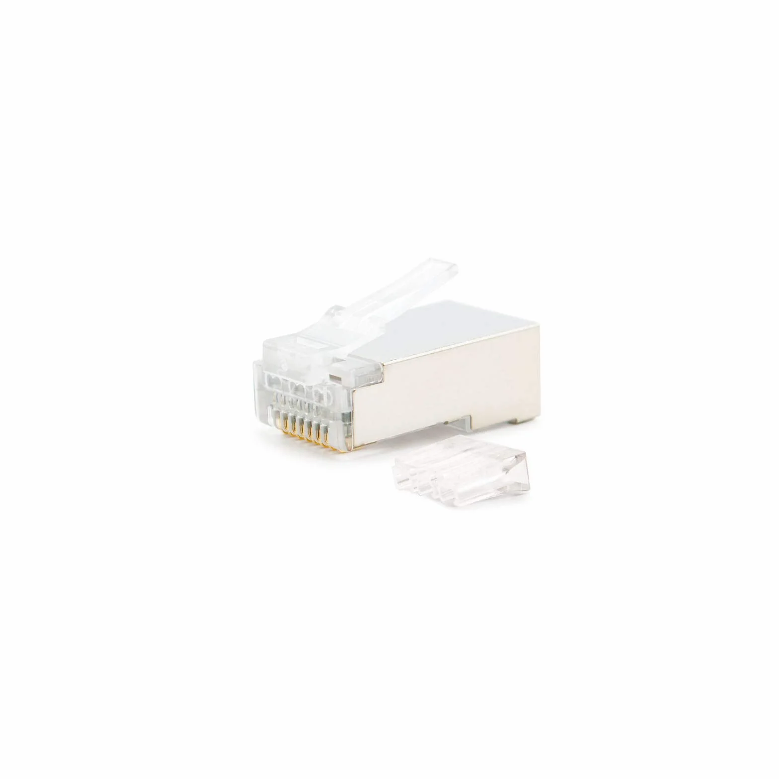 Nanocable - 10.21.0203 - Connettore per cavo di rete Ethernet RJ45, 8 fili FTP cat. 6, 10 unità Bag