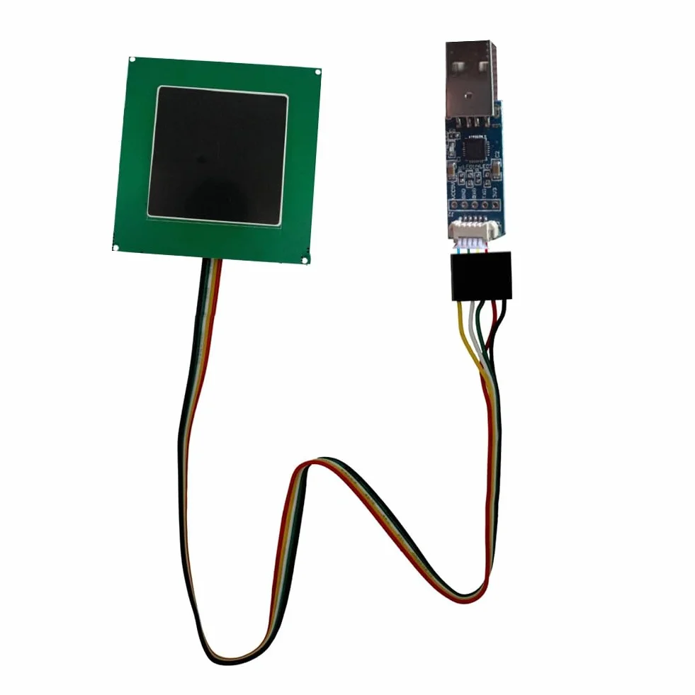 Modulo Lettore RFID YRM100 con Interfaccia Ttl Supporto UHF Antenna RFID Integrata 80x120mm