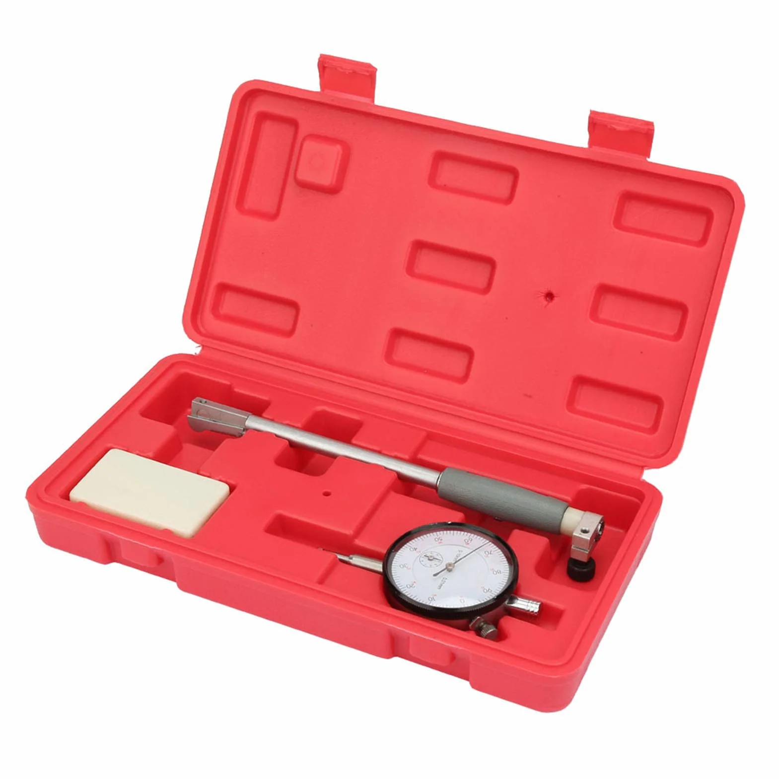 Calibro Alesaggio del Quadrante, Indicatore del Quadrante Alesaggio Gauge 18-35 mm 0,01 mm Indicatore del Diametro Kit del Cilindro del Cilindro di Misurazione, Asta di Prolunga