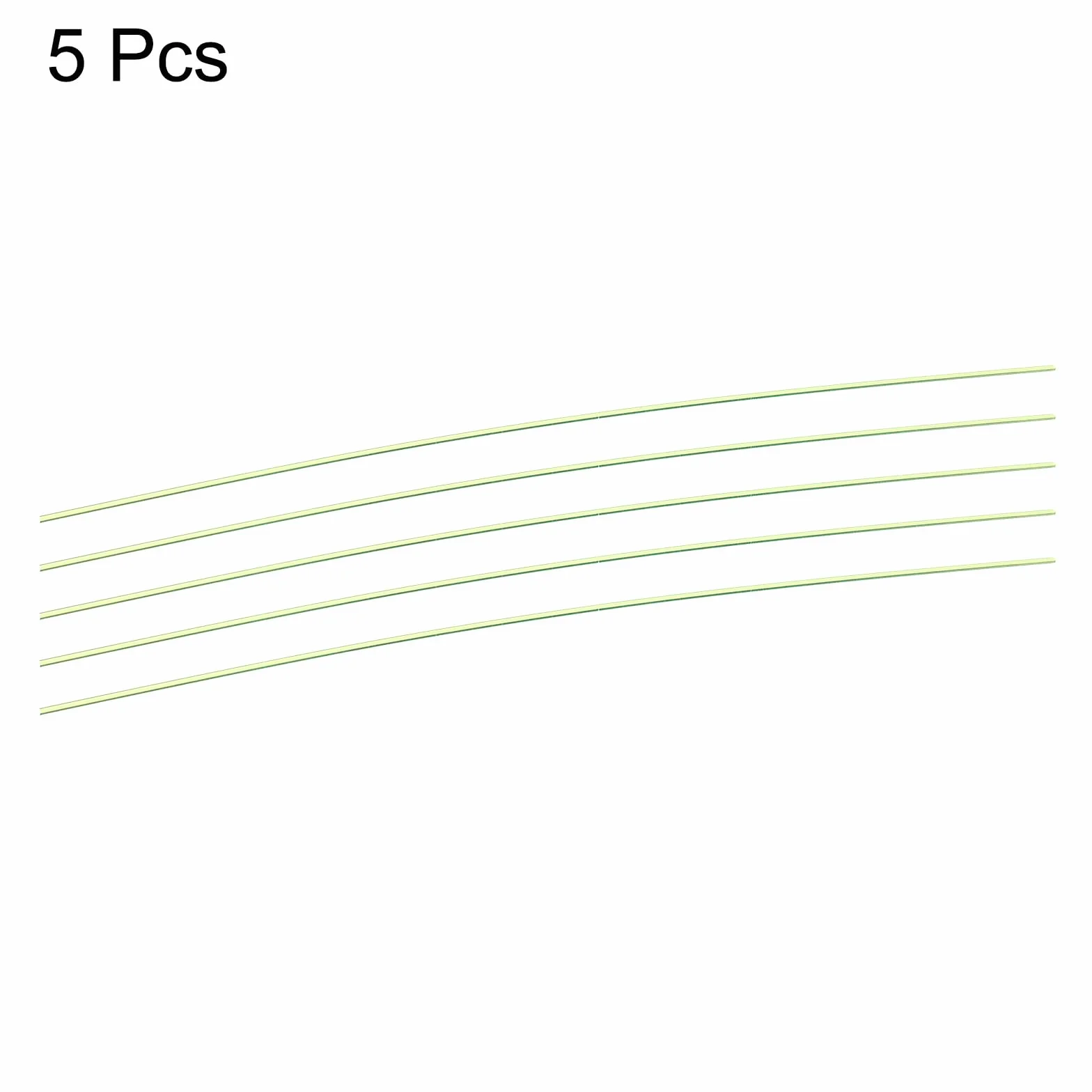 QUARKZMAN Sostituzione Fibra Ottica Mirino Aste 1mmx15cm PMMA per Archi Mirini