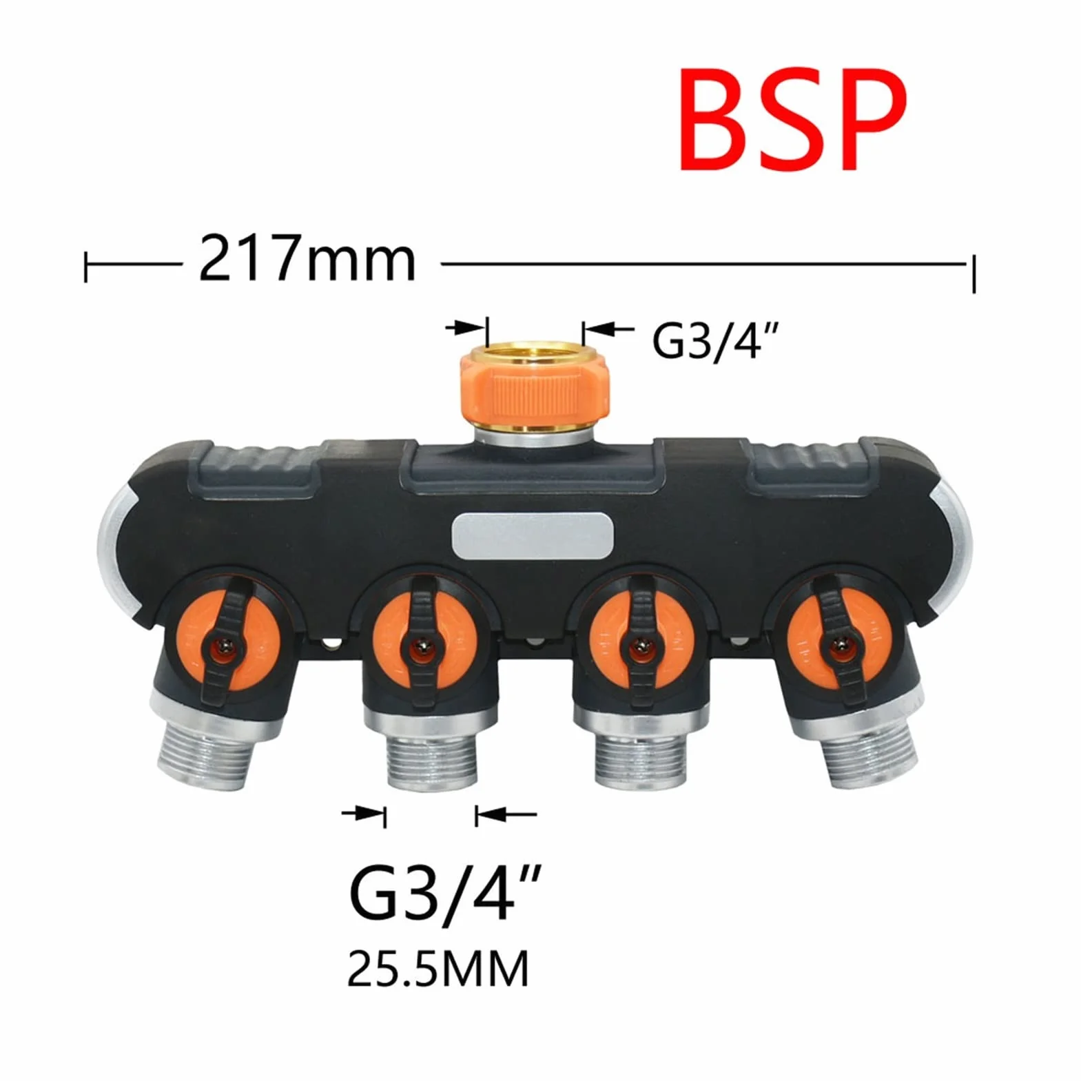 Connettori per tubo di irrigazione a goccia, 2/4 vie, rubinetto da giardino femmina, 1/2 pollice, 3/4 a 3/4 di pollice, valvola di irrigazione, deviatore per tubo, connettore rapido, 1 set (connetto