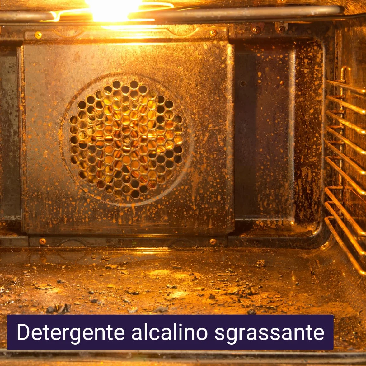 PIP Detergente Forno Autopulente Forni CPC, Alcalino, Prodotto Puliforno Sgrassante, Disincrostante, Professionale, Industriale, Biodegradabile, Tanica LT. 5 - Kg. 5,25 Pronto all'uso