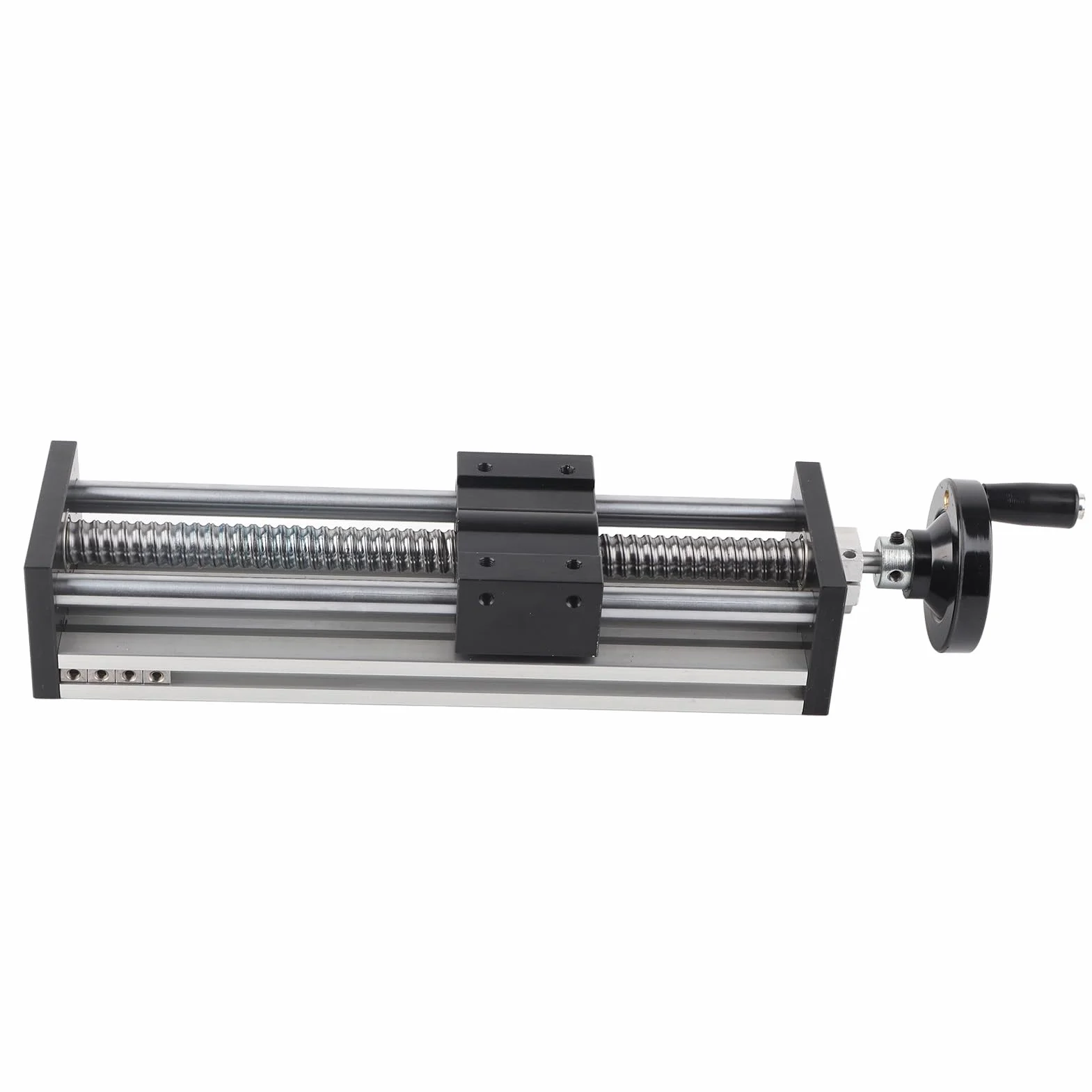 Tavola Scorrevole Manuale a Sfere a 2 Assi a Slitta Lineare Piattaforma di Guida Precisa Corsa 200 Mm con Cuscinetti Lineari(EBX1605)