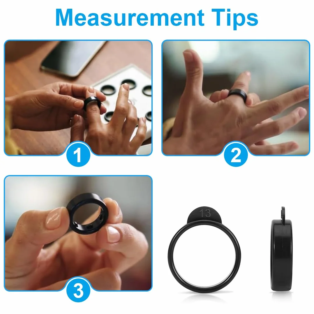 IKOPFLN 1 Pezzo Ring Kit di misurazione Misura Ring prima dell’acquisto isurazione precisa per comfort e accuratezza massimi Compatibile con ogni tipo di dito