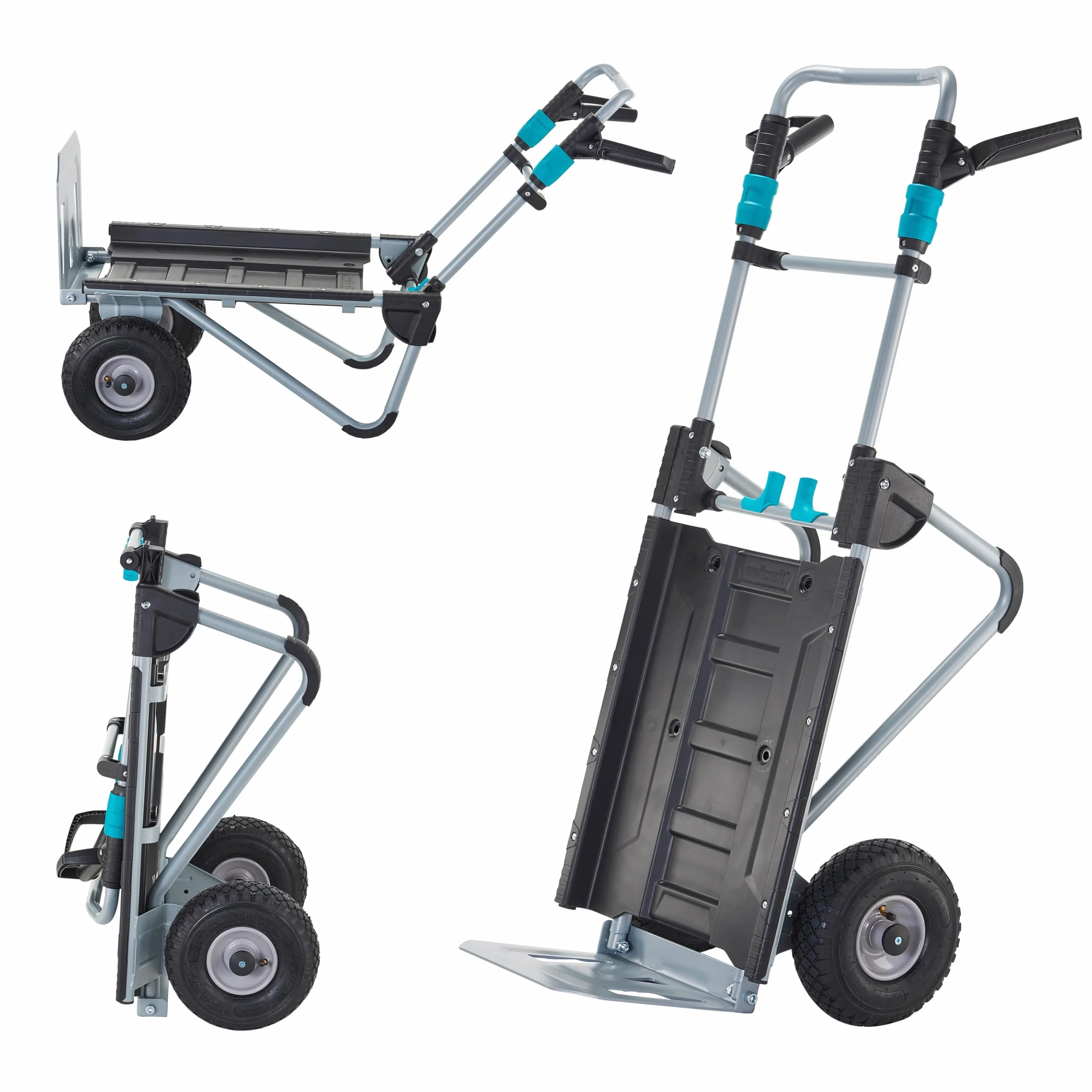 wolfcraft Sistema di trasporto TS 2500 I 5535000 I La soluzione 2 in 1: carello e carrello-carriola