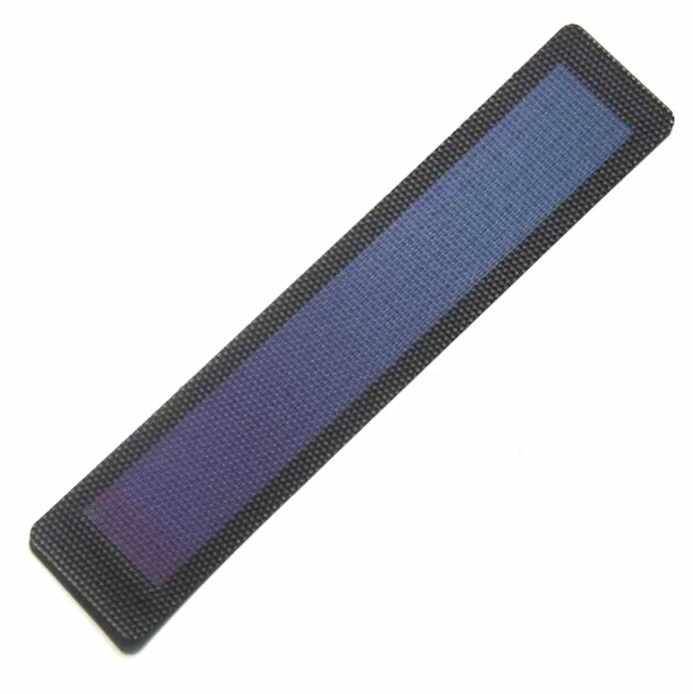 Caricabatterie solare a celle solari a film sottile a pannello sottile NUZAMAS Caricabatterie solare a energia solare Home Science Progetti 1.5V 0.7W | 270mm x 55mm