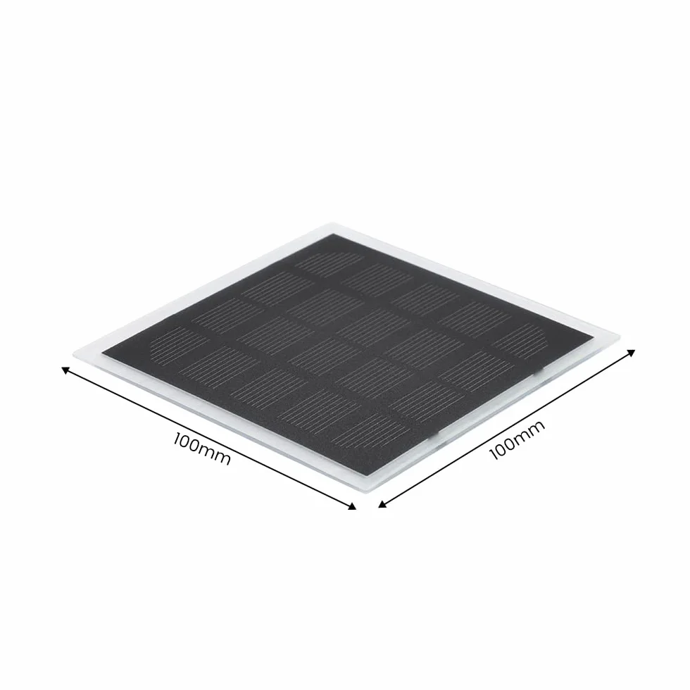 Mini Pannello Solare 5V 1W Celle Solari 3,93" x 3,93" Fotovoltaico Fai Da Te