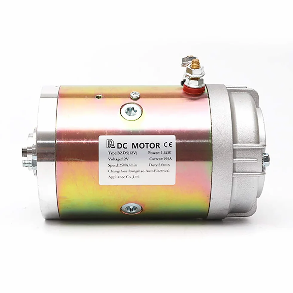 Motore Elettrico Della Pompa Dell'olio Idraulico Del Camion di Immondizia Del Camion di Pallet Motore di Cc(24V 2200W)