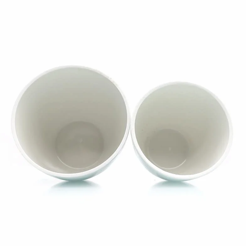 Tutte Le Dimensioni Disponibili Crogiolo in Porcellana da 5 ml a 300 ml Crogiolo in Ceramica da 1/2/5/10 Pezzi con Coperchio for esperimenti di Laboratorio Scolastico (Size : 25ml 5pcs)