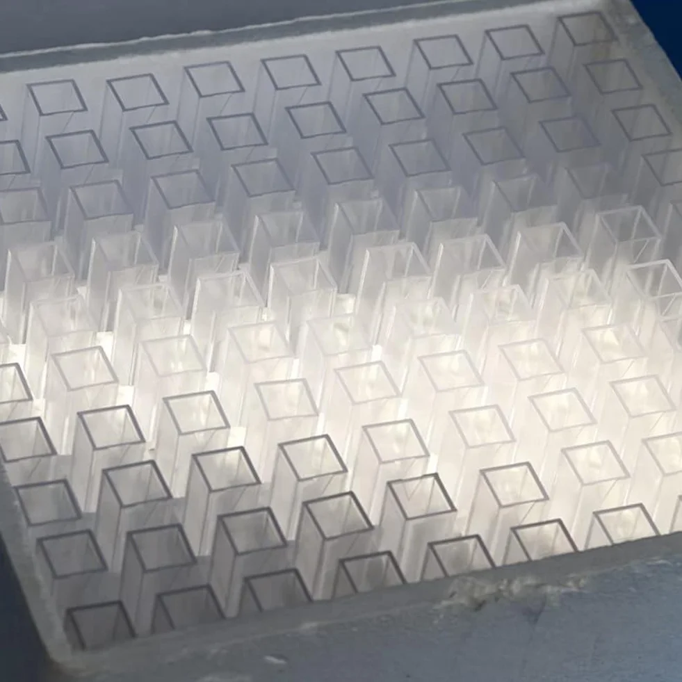 Cuvette in polistirolo monouso da 4,5 ml per spettrofotometria, 100 pezzi