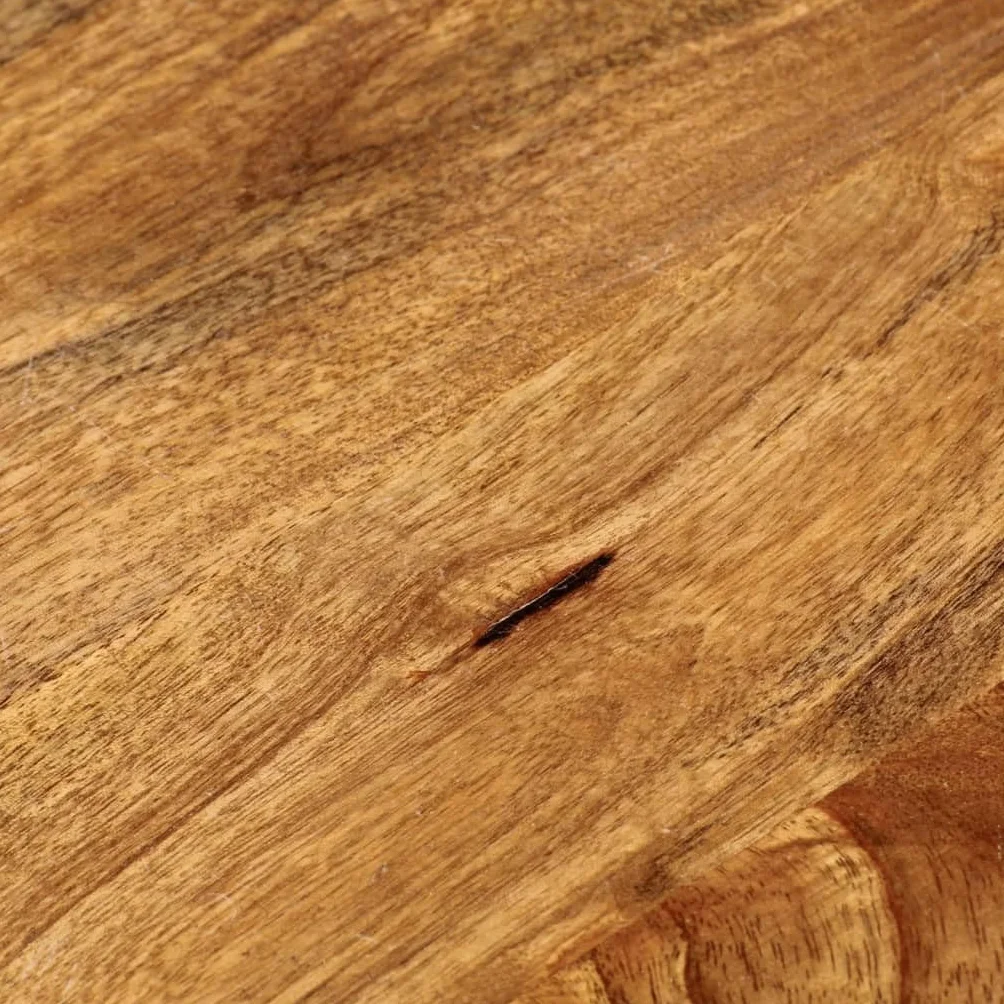 vidaXL Piano per Tavolo Ø 80x3,8 cm Rotondo in Legno Massello di Mango Piano per Tavolo Rotondo Piano Sostituzione Tavolo Piano Tavolo in Legno