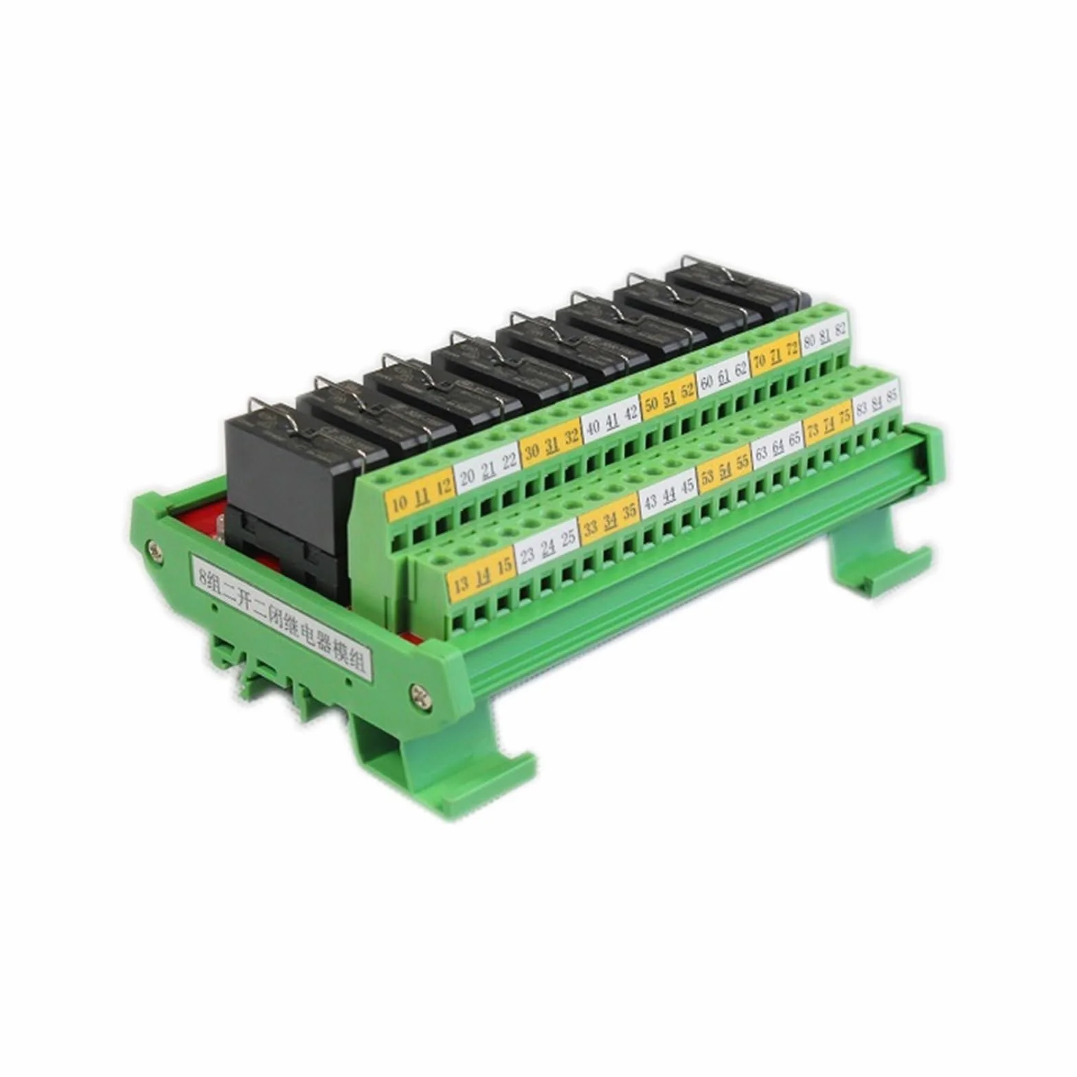 Modulo relè PLC Scheda moduli relè di controllo uscita PLC JR-8F2 a 8 canali DC24V