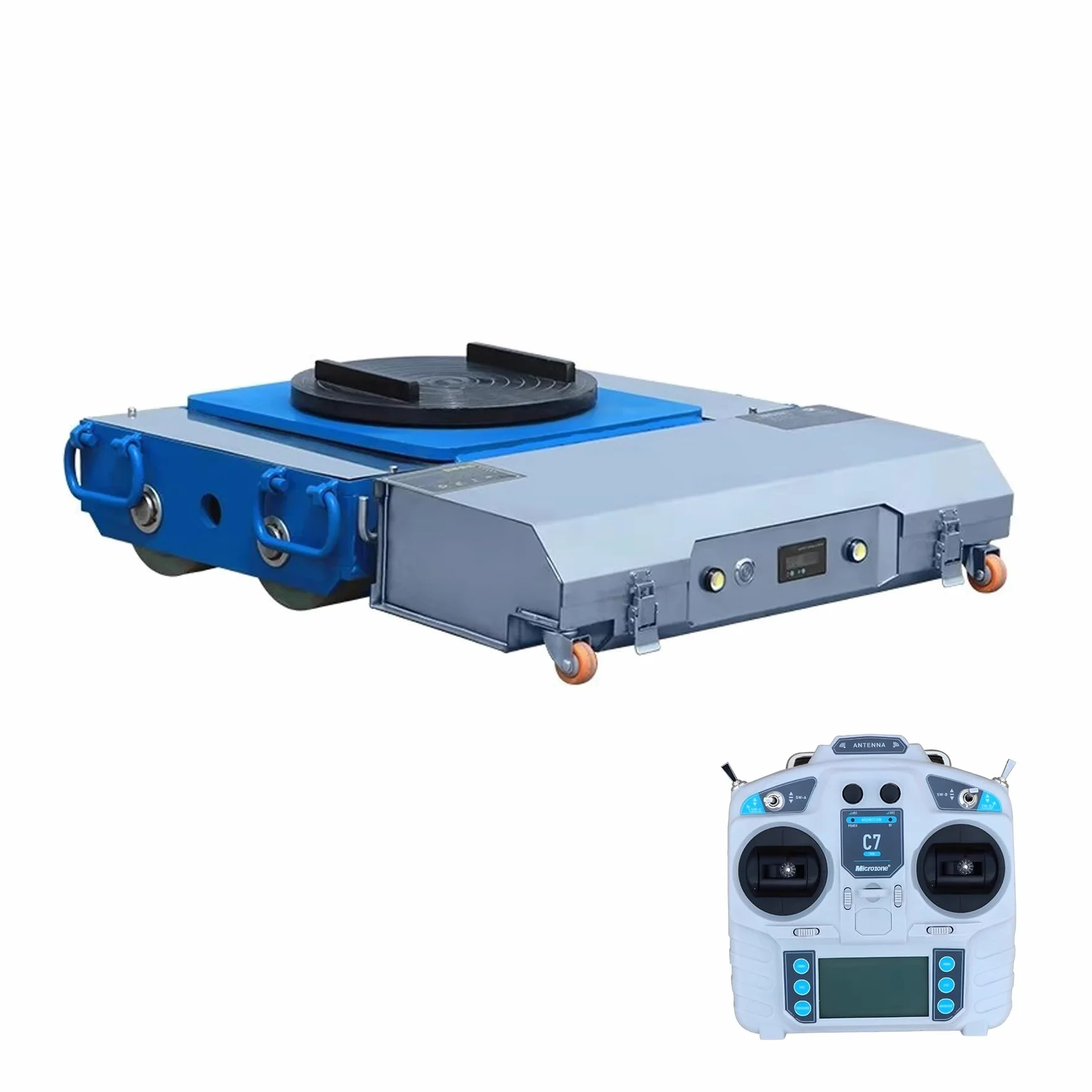 Pattini elettrici con telecomando – ty Industrial Roller per un facile movimento a 360° e trasporto del carico (50 tonnellate)