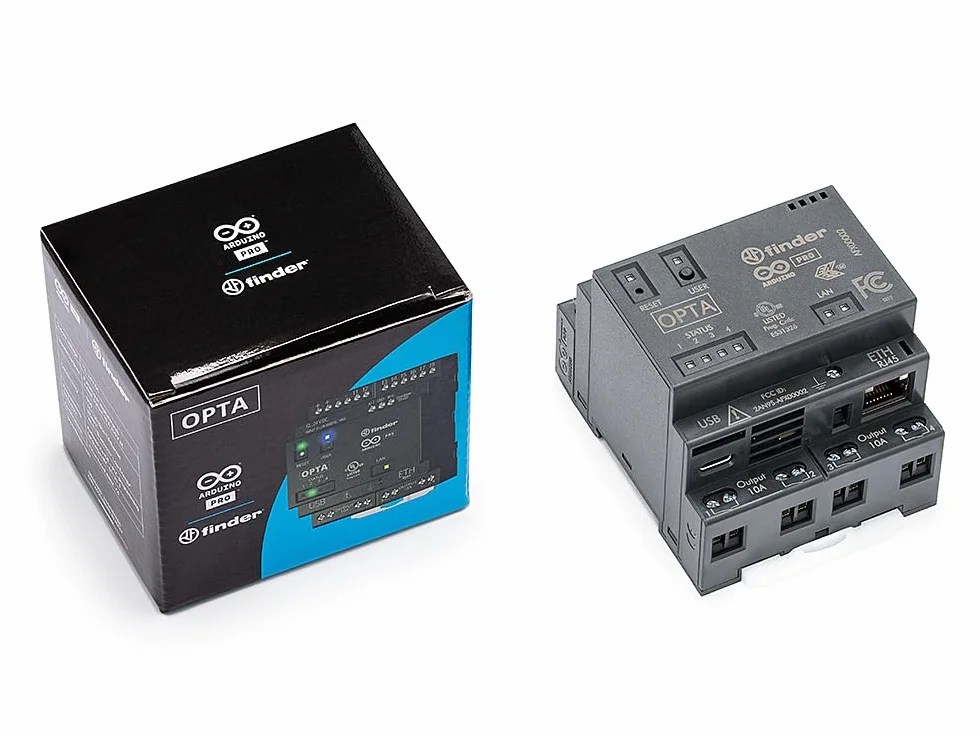 Arduino Opta WiFi [AFX00002] - Controller IoT industriale con connettività Wi-Fi, I/O digitale, ingressi analogici e supporto Modbus per sistemi di automazione e controllo