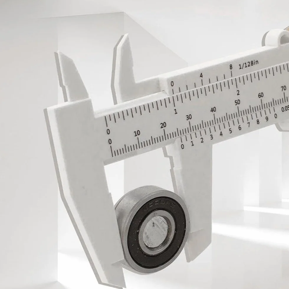 Calibro Digitale 150 mm 6 Pollici Strumento di Misurazione ad Alta Precisione Plastica 3 Pezzi