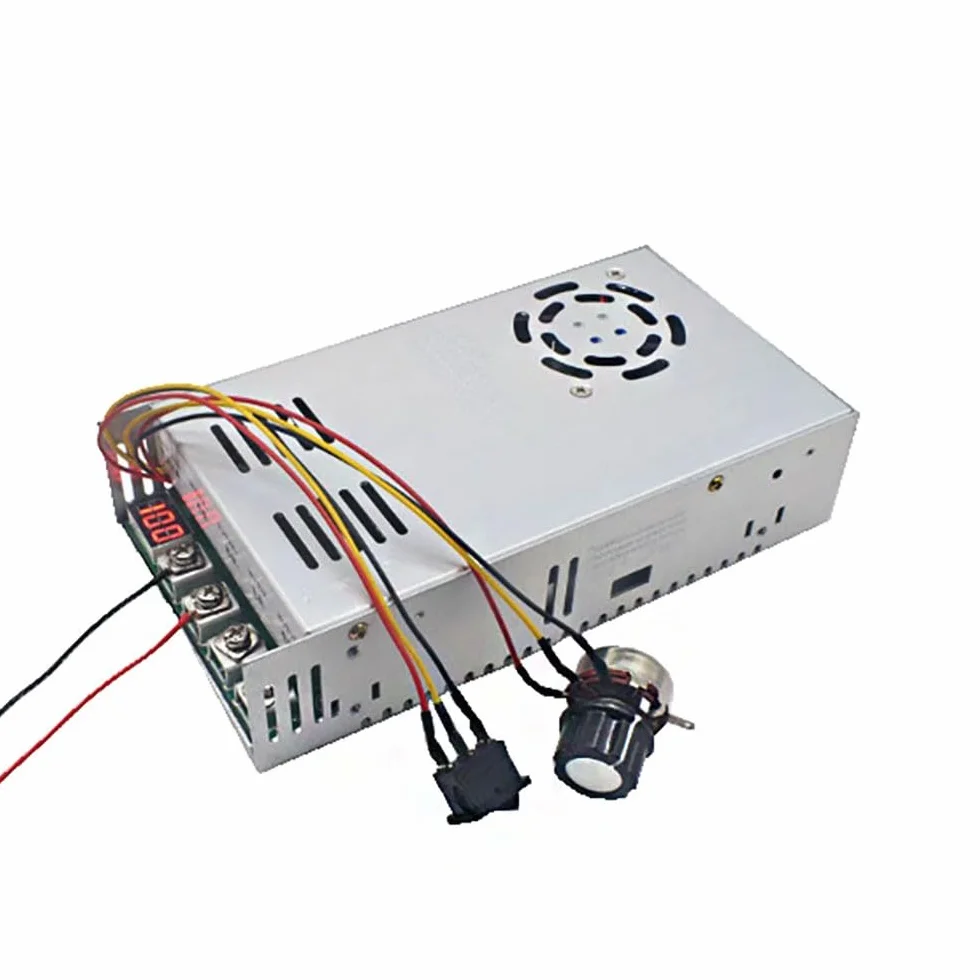Regolatore di velocità del motore CC ad alta potenza da 200 A con controllo bidirezionale, regolazione 0-100% tramite potenziometro, motori CC spazzolati (12-48 V)