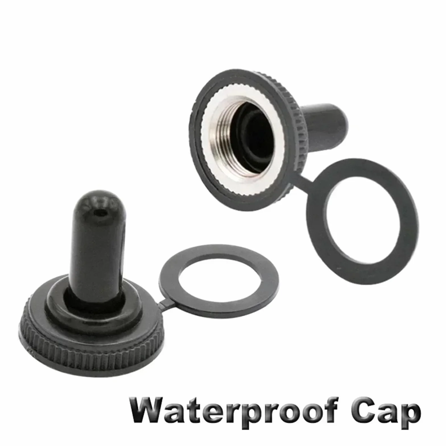 10 interruttori a levetta E-Ten 1322 1021 1122 1221 1321 3 pin 6 pin on-off SPST SPDT interruttore 6pin on-off-on DPDT tappo impermeabile (1322P ON OFF ON, MOMENTARY_Senza tappo)