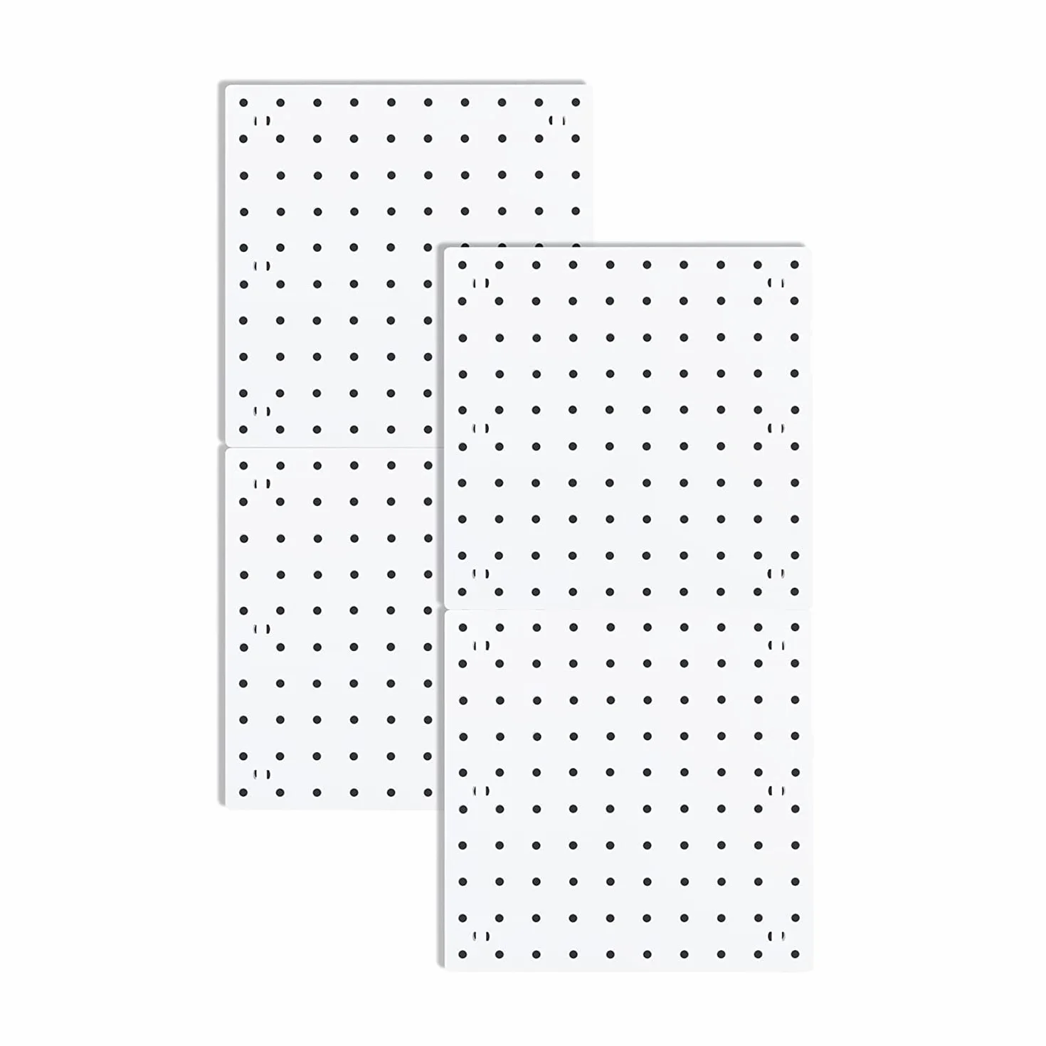 Pannelli Forati da Parete, Pannelli Forati per Parete, Stanza Artigianale, Cucina, Garage, Soggiorno, Bagno (4 Pezzi)