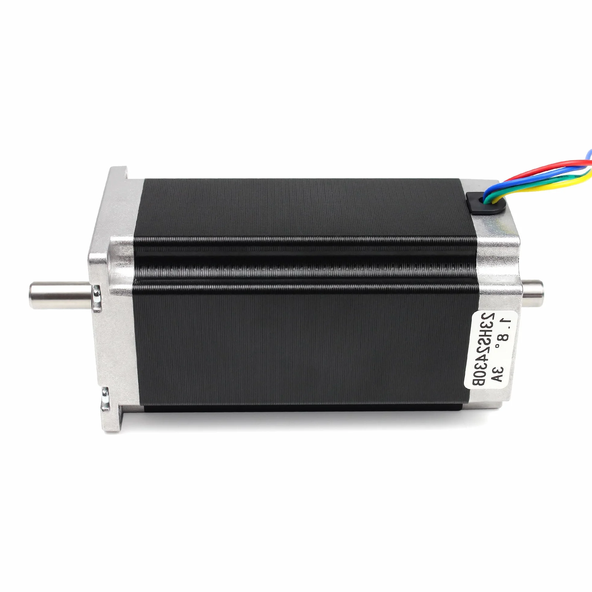RATTMMOTOR motore stepper Nema 23, motore stepper a doppio albero a 4 fili 2,8 Nm (425 oz.in) 3 A 1,8 gradi 57x57x112 mm per stampante 3D/fresa CNC