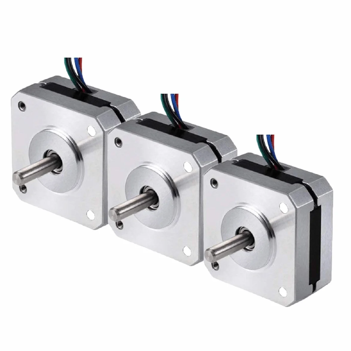 Motore passo-passo Nema 17, 3 PZ Nema 17 Motore passo-passo 1A 13N.cm Coppia di mantenimento 4 derivazioni 1.8 Deg 42 Motore per stampante 3D Hobby CNC Router XYZ di craftsman168