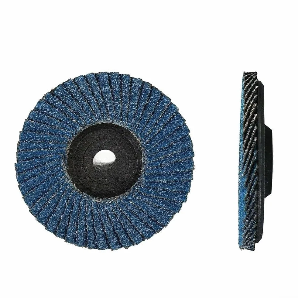 Efficienti 3 dischi abrasivi da 75 mm per smerigliatrice angolare, dischi lamellari in zirconio per metallo e acciaio legato
