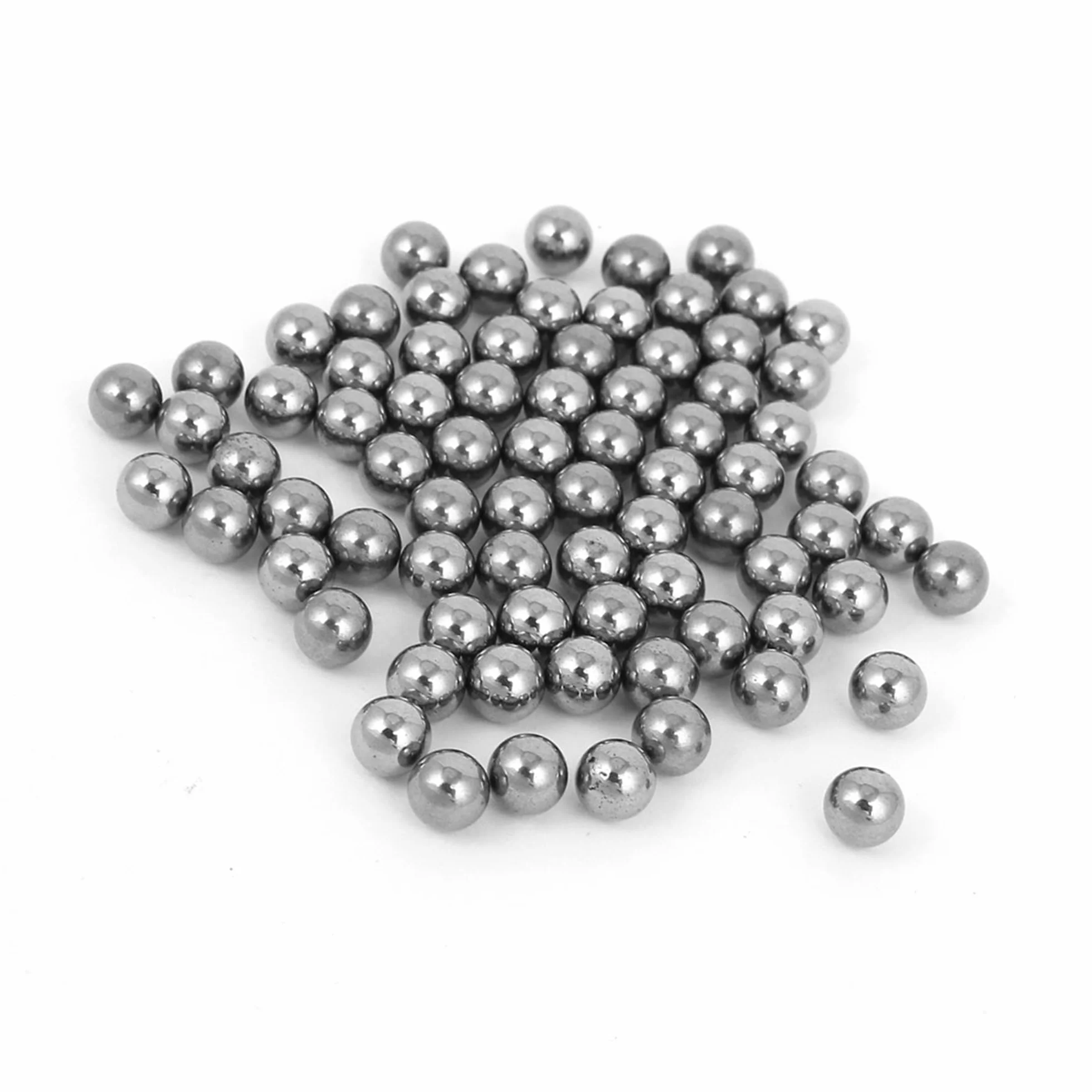Sfere in Acciaio Inossidabile 6 mm 100 Pezzi per Bicicletta Argento