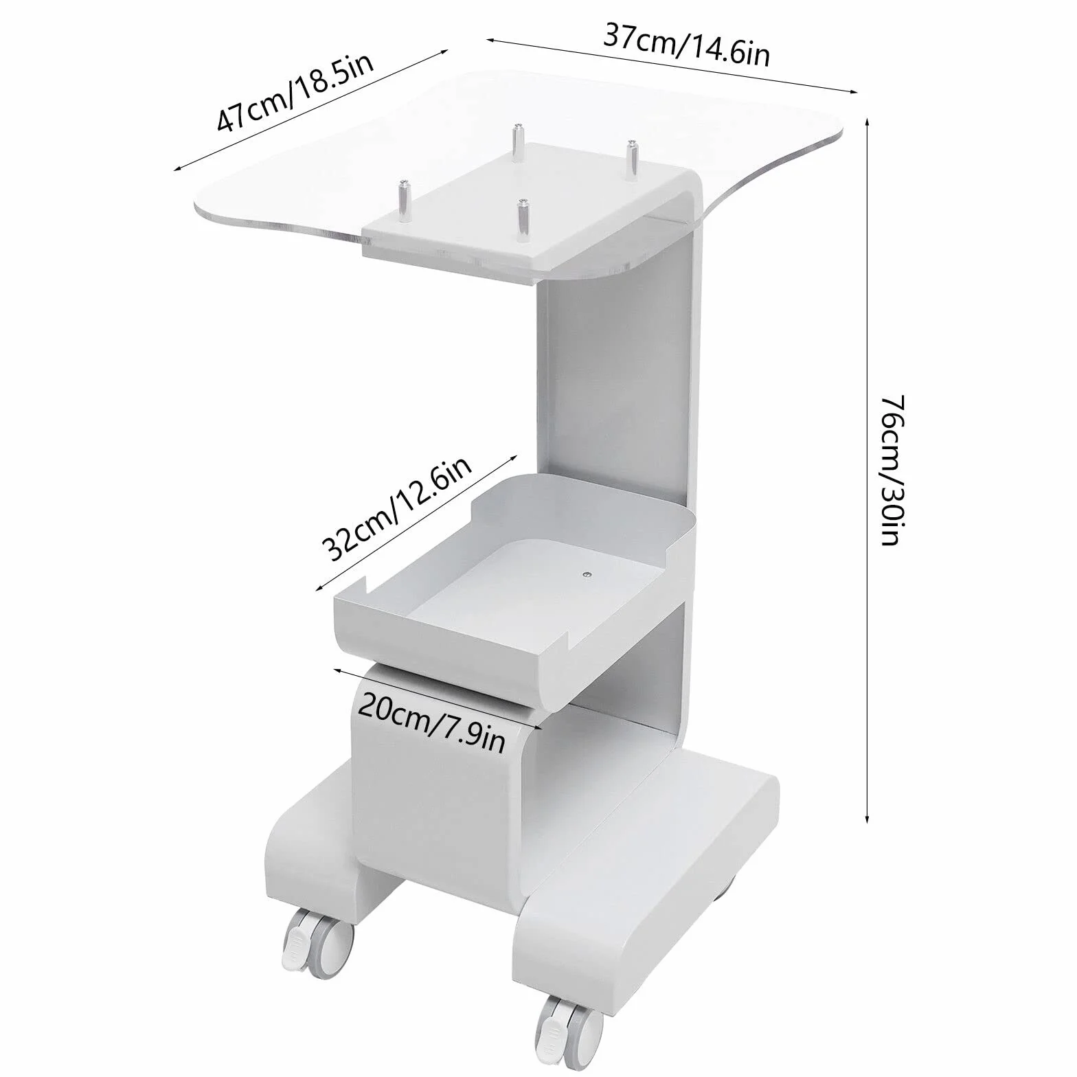 Salon Trolleys, Bellezza Carrello Cosmetico Carro Di Lavoro Salone Trolley Desktop Beauty Carrello Per Strumento di Bellezza Carrello Medico