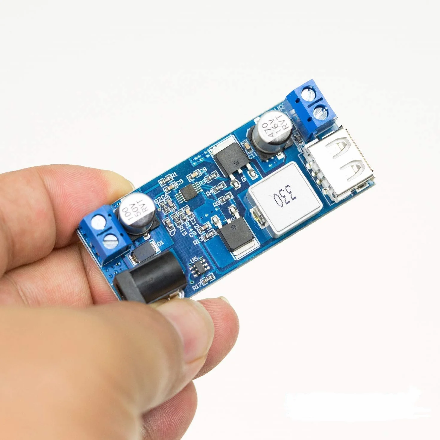 9-36V Step Down a USB 5V Dual Output Voltage Regulator Board