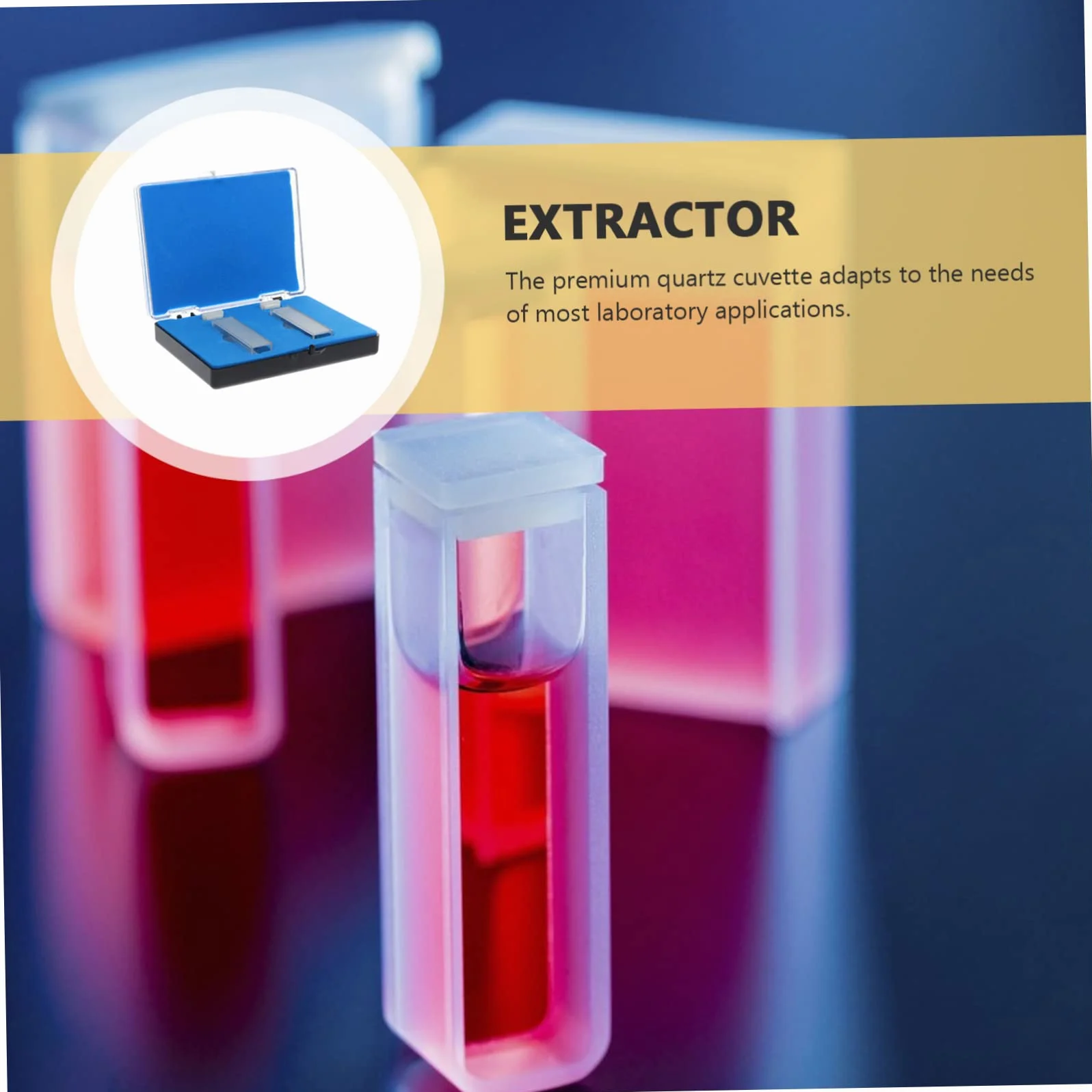 Cuvetta Quarzo Laboratorio 2 Pezzi 10mm 3.5ml per Applicazioni Scientifiche