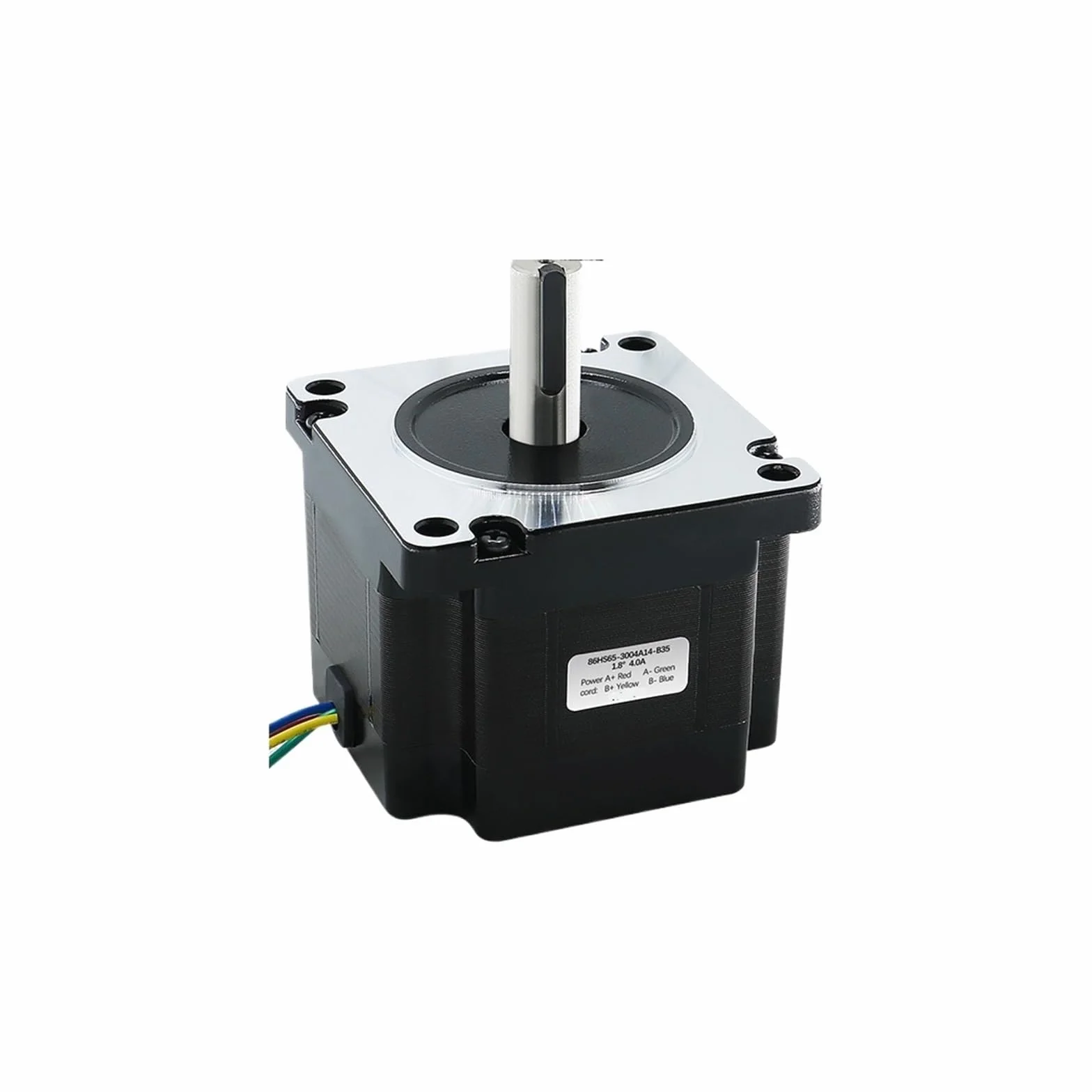 Motore Passo-Passo Nema34 86 Flangia 86HS65 4A 3,2 NM 457 ozin Motore CC con 4 conduttori 1500 Giri/min for Router CNC