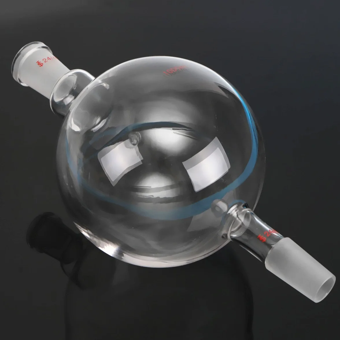 RanDal 1000Ml 24/40 Pressurizzato Liquido Cromatografia Vetro Solvente Serbatoio Palla Pallone W/Ground Joint Laboratorio