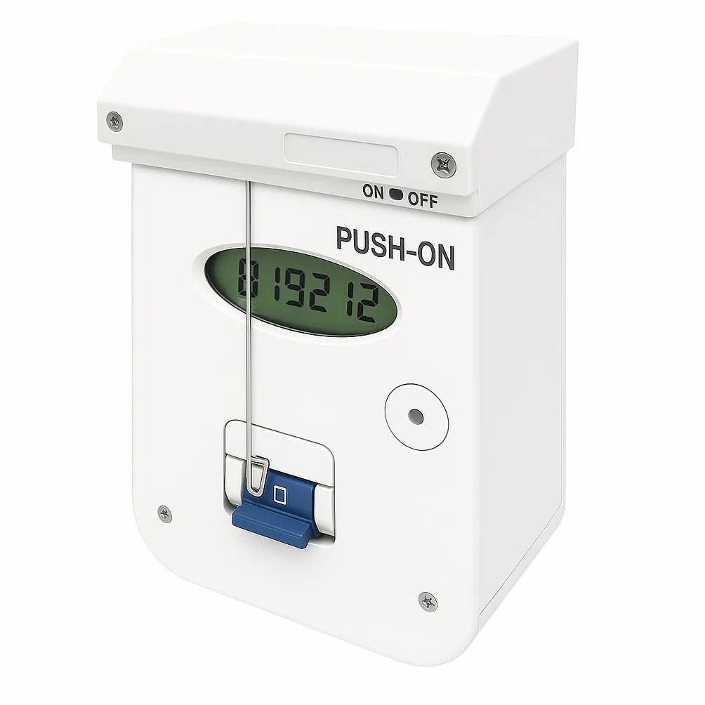 Riattivatore Automatico per contatore luce, alimentato a Batteria 9V, Compatibile con Contatori Monofase e Trifase, con Relè di Segnalazione