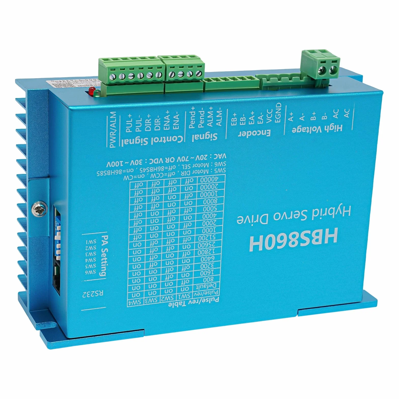 Kit motore passo-passo Nema 12 Motor HBS860H Stepper Motor Driver Closed Loop Stepper Motor Driver con driver e cavo per stampante 3D per macchina per incidere CNC