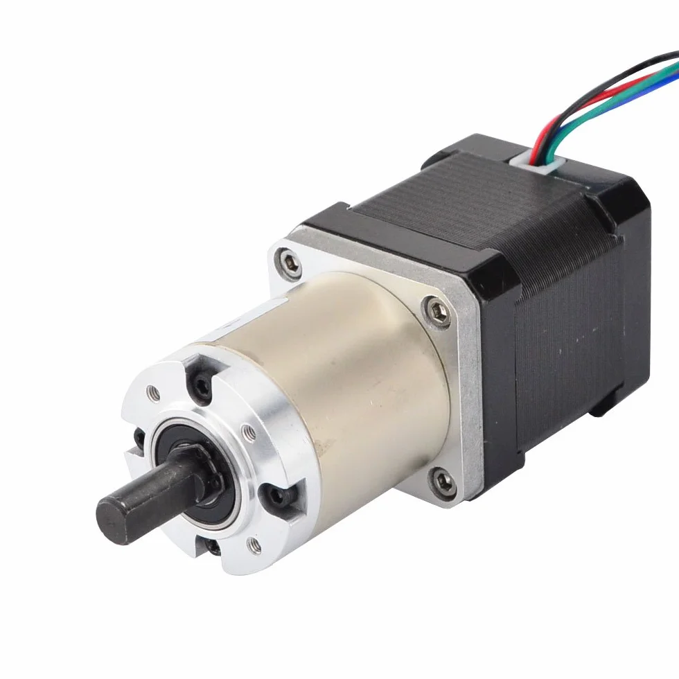 STEPPERONLINE 51:1 tasso di riduzione Nema 17 motore passo-pass diametro albero 8 mm, lunghezza 48 mm per stampante 3D / fresa CNC