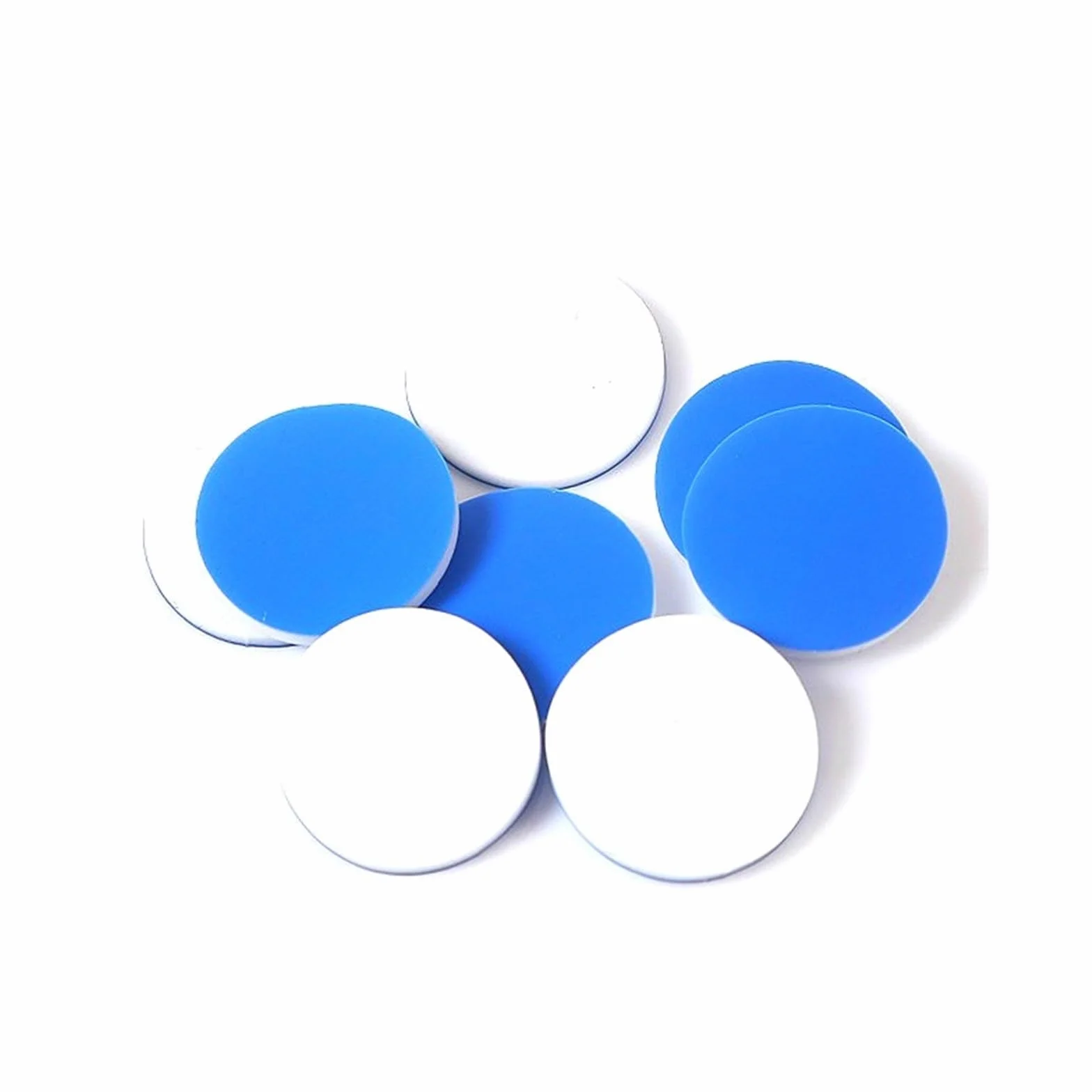Setti for copertura magnetica in metallo 18 mm Setti 17,5 mm PTFE bianco/silicone blu (1,5 mm) di spessore Tappo for fiala for cromatografia 18 mm 100/conf.