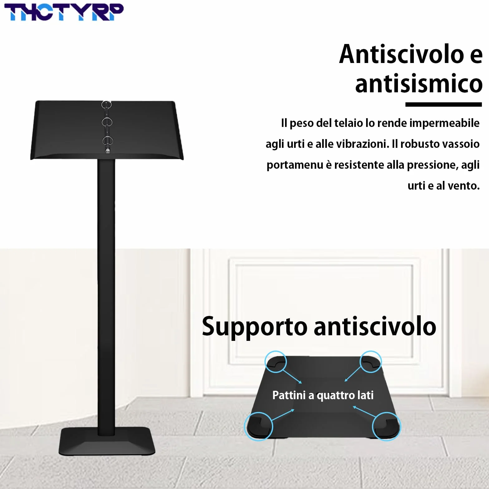 Supporto per menu, supporto per nome, supporto per menù, per esterni, lavagna di attesa, menu, supporto per nome, supporto, chiuso, cartello, attrezzi inclusi, facile da montare