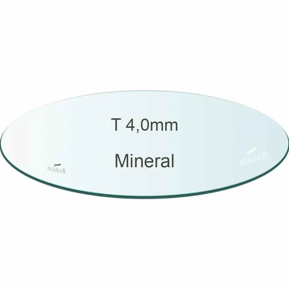 masar Spessore 4,0 mm – Orologi – Minerale piatto rotondo – 1 pz