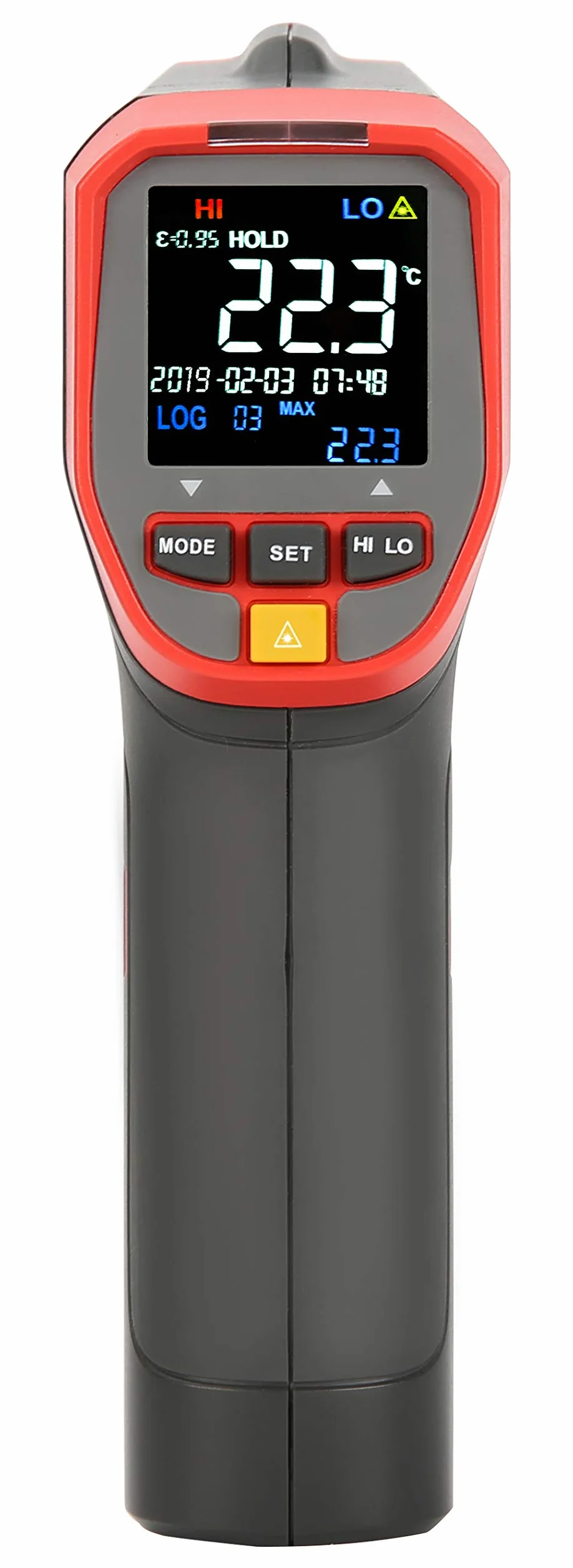 UNI-T UT301C+ Termometro a infrarossi, 12:1 Rapporto con Anello Laser, -32° C-600° C/-25.6° F-1112° F